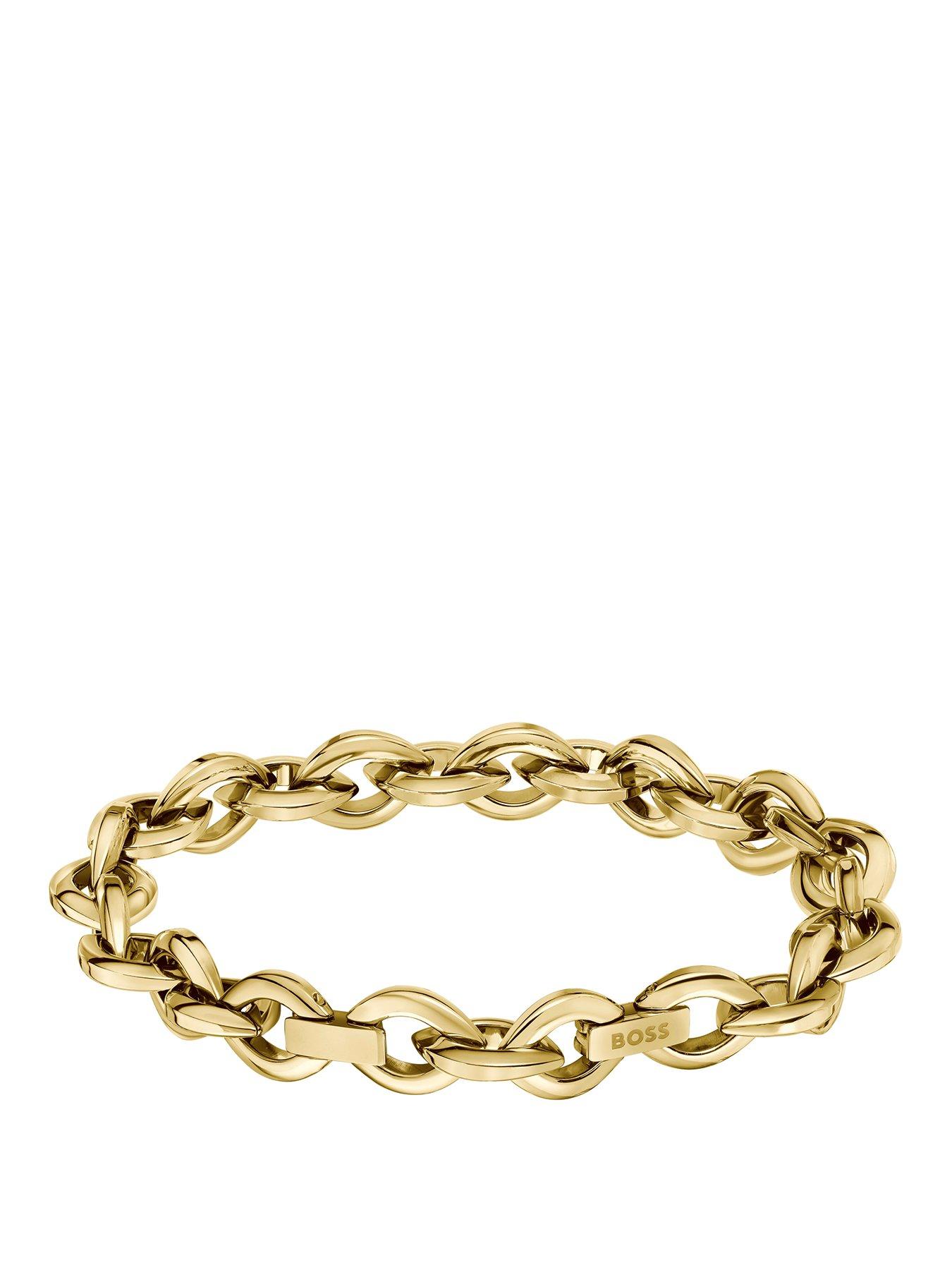 BOSS Ladies Fiora Gold IP Bracelet