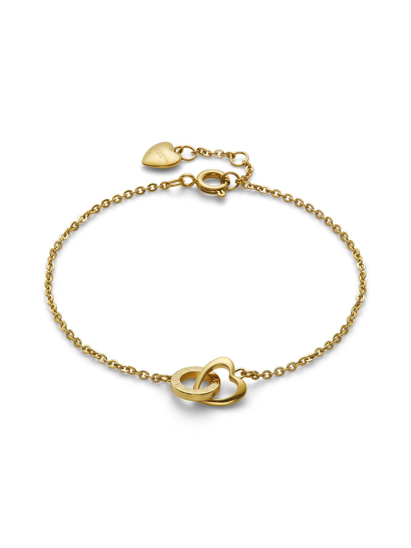 olivia-burton-gold-ip-kindred-interlink-braceletstillFront