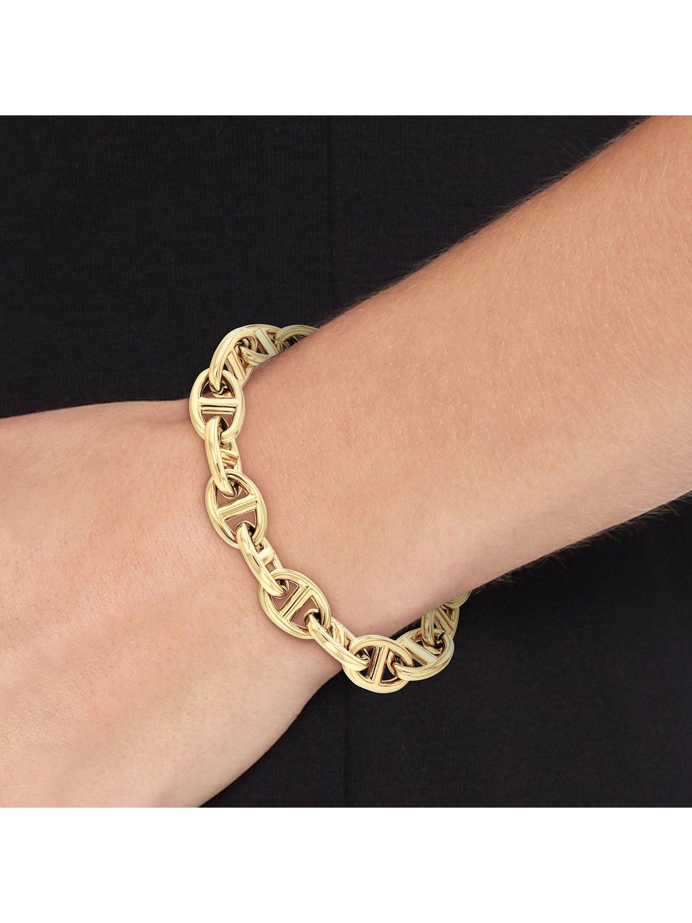 Image 3 of 5 of Tommy Hilfiger Womens Gold Plated Link Bracelet