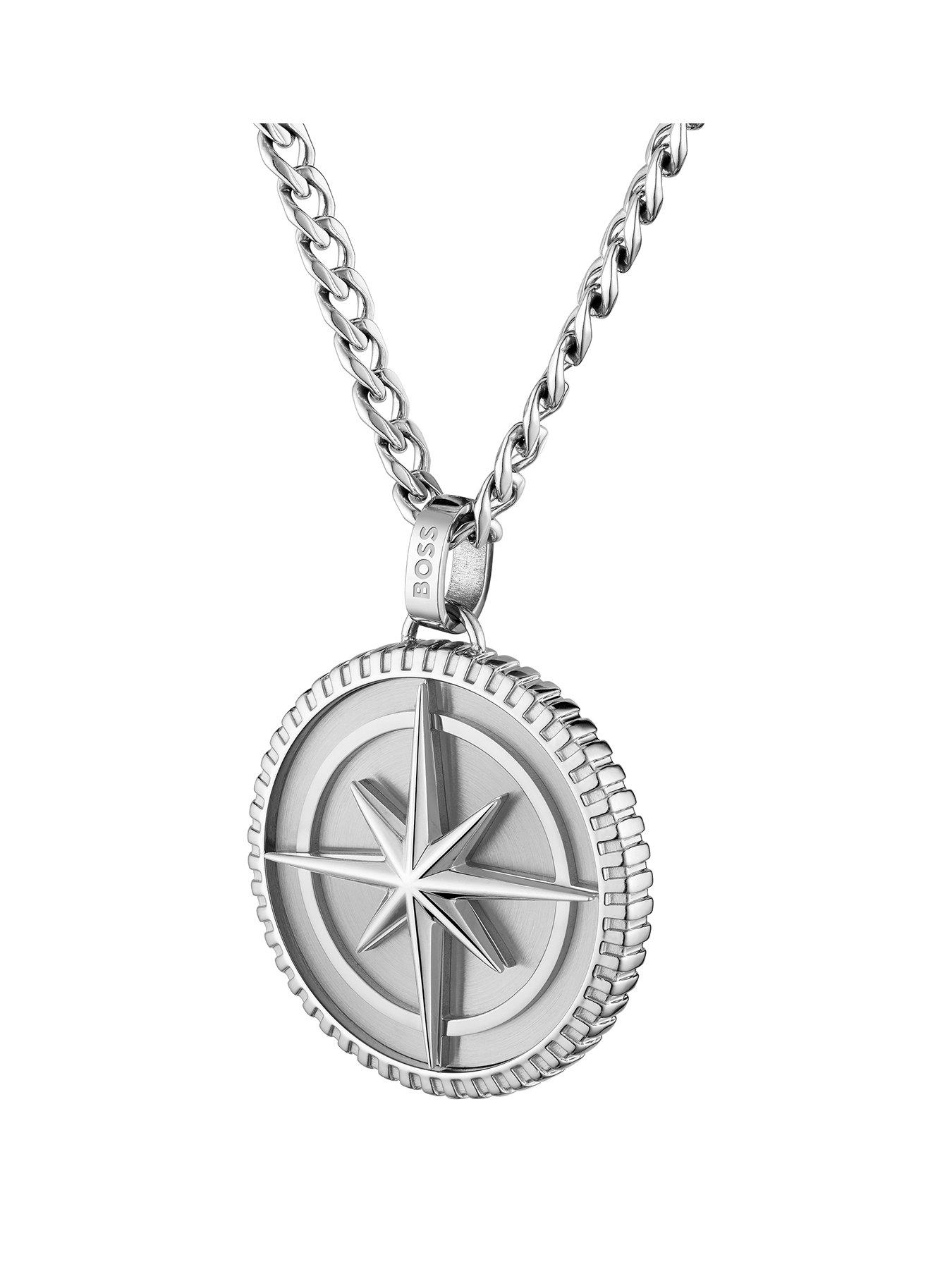 BOSS Gents BOSS North Stainless Steel Necklace