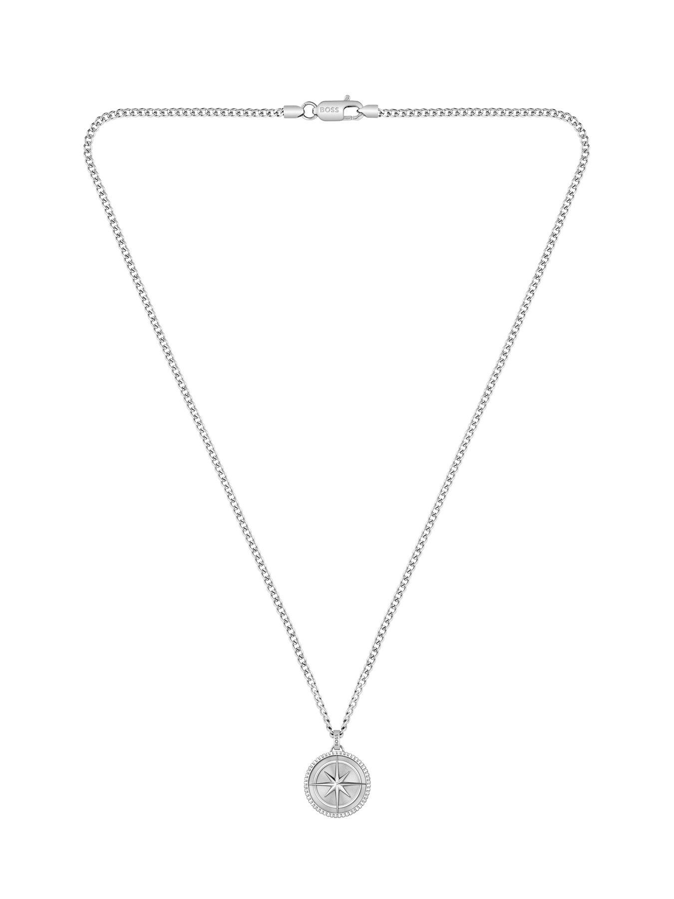 boss-gents-north-stainless-steel-necklacestillFront