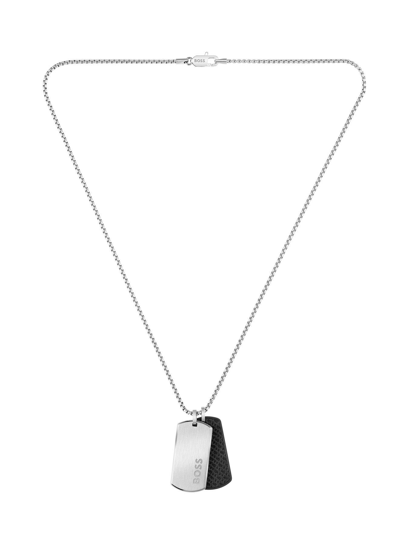 boss-gents-devon-stainless-steel-steel-necklacestillFront
