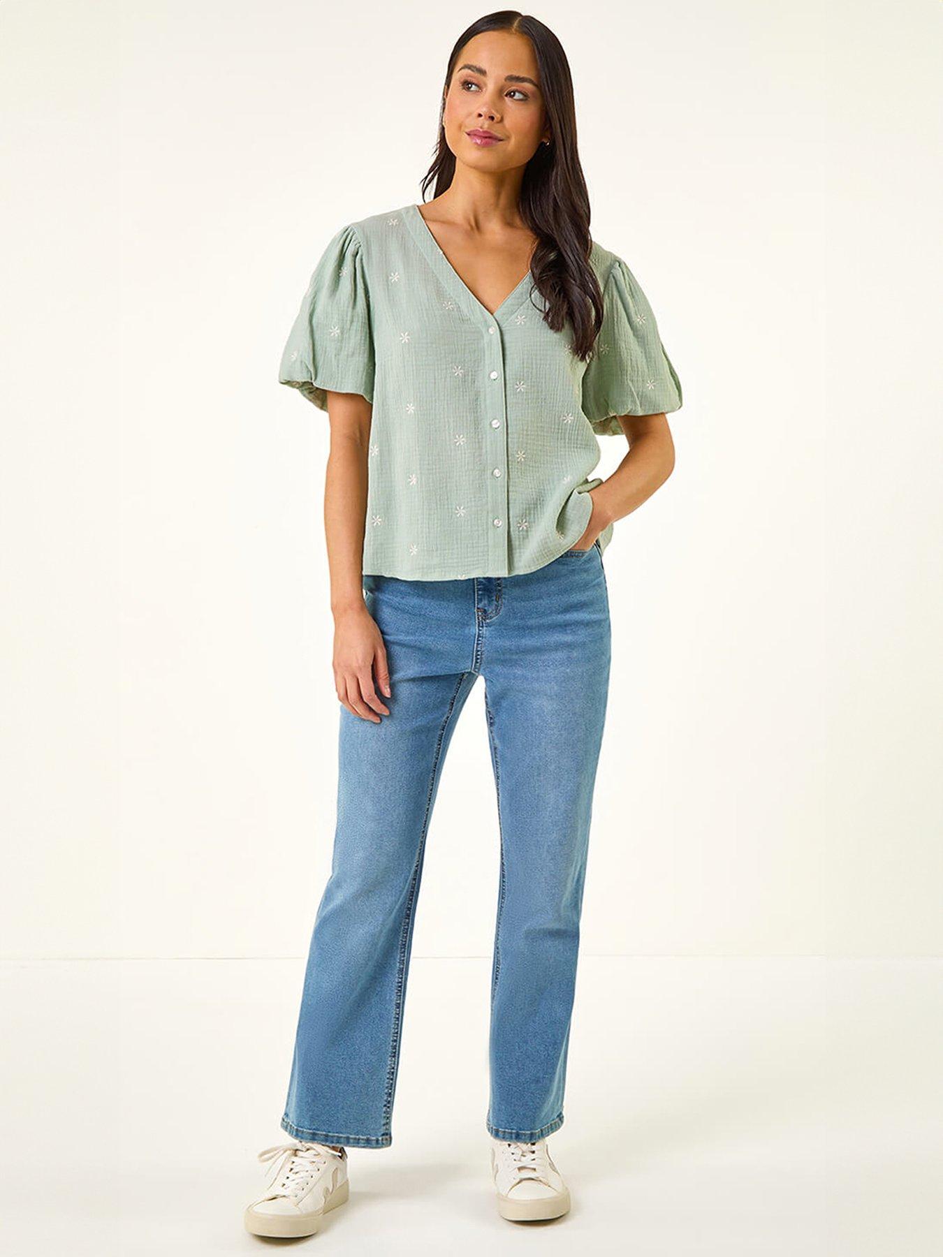 roman-petite-embroidered-v-neck-topback