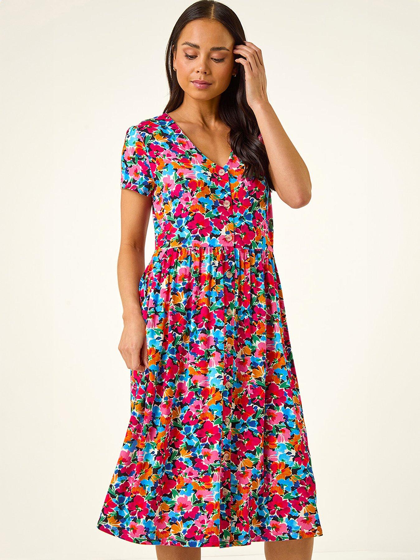 roman-petite-floral-button-pocket-dressfront