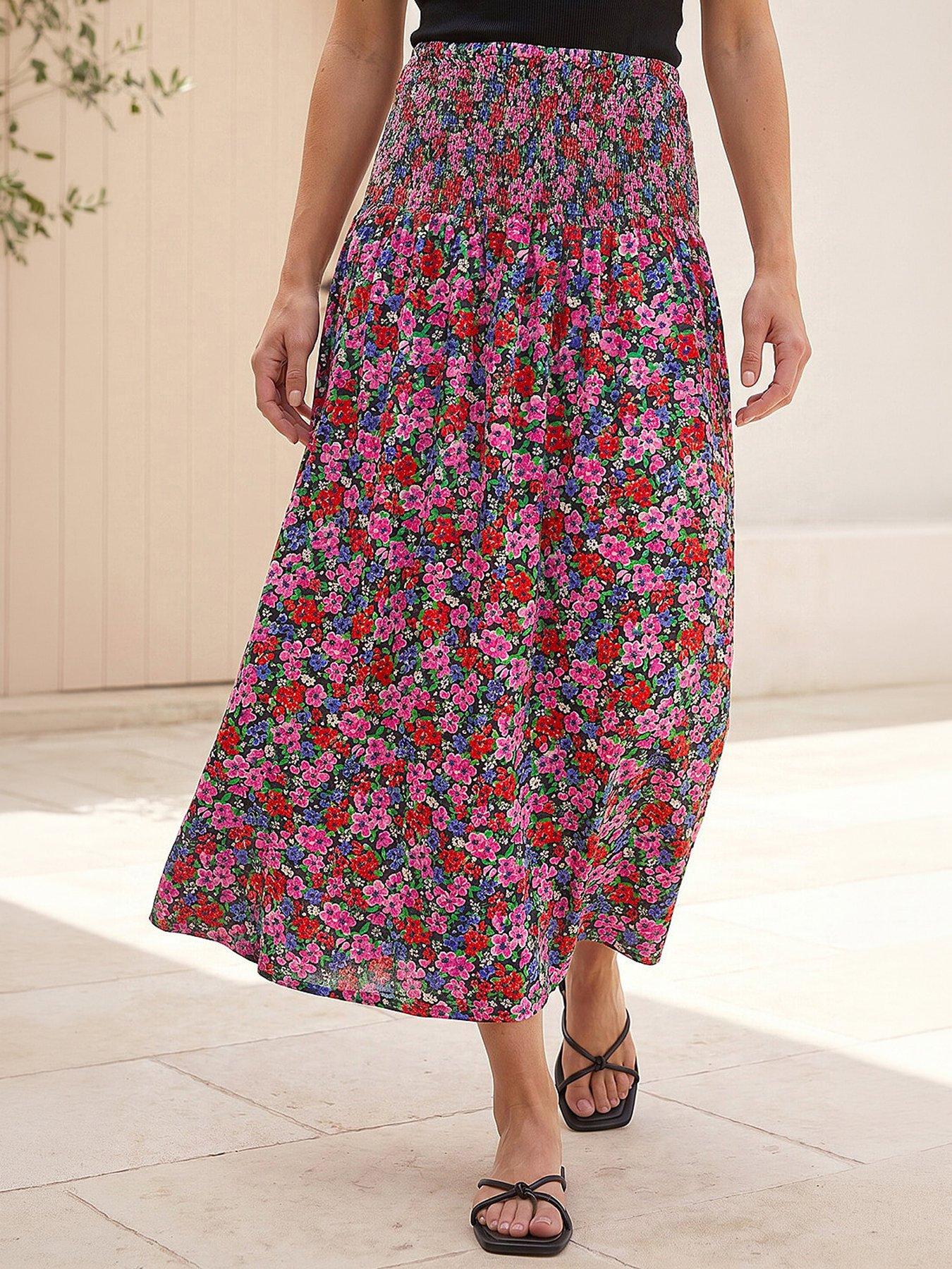 Roman Petite Shirred Band Skirt