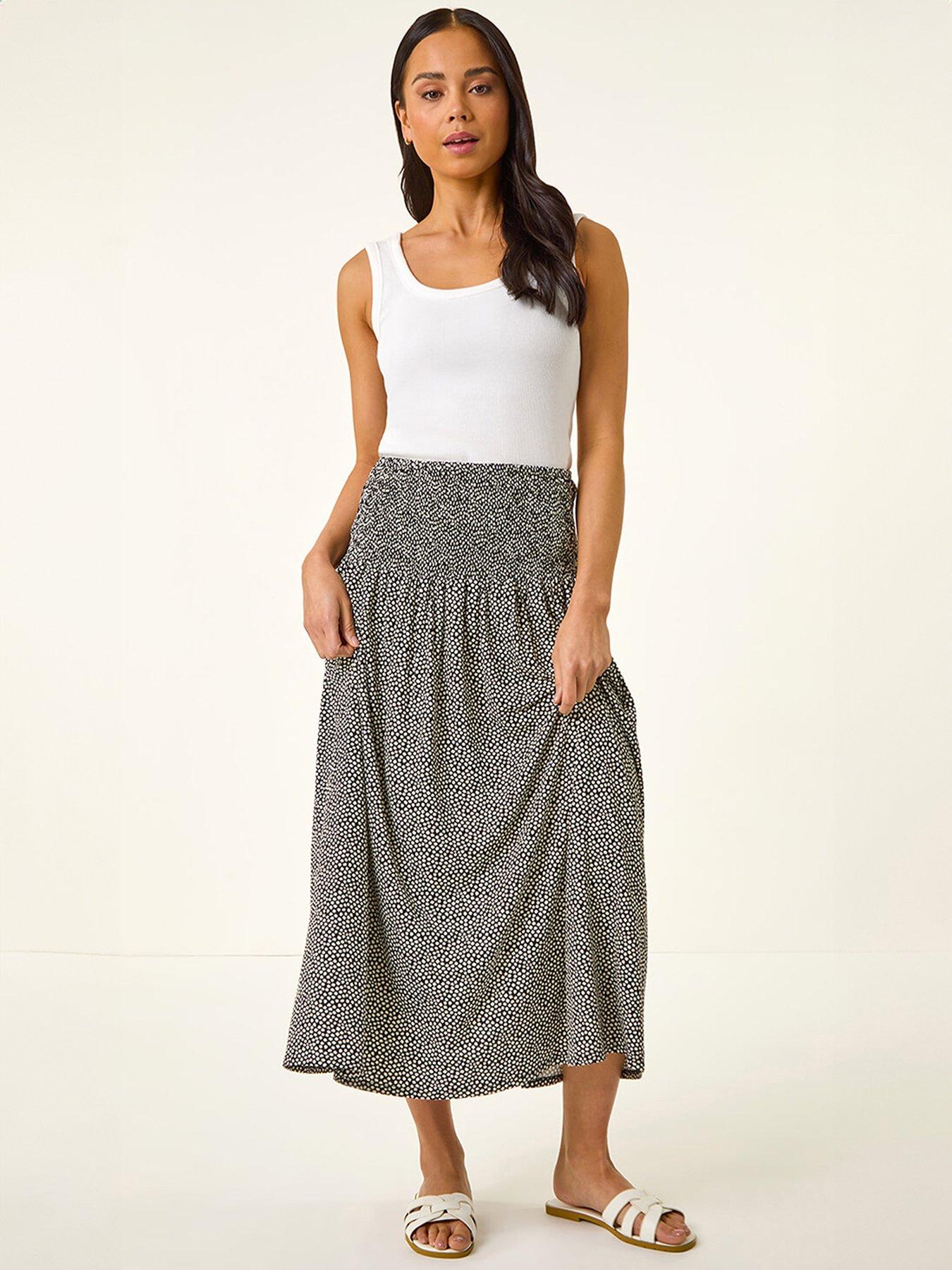 Roman Petite Shirred Band Skirt