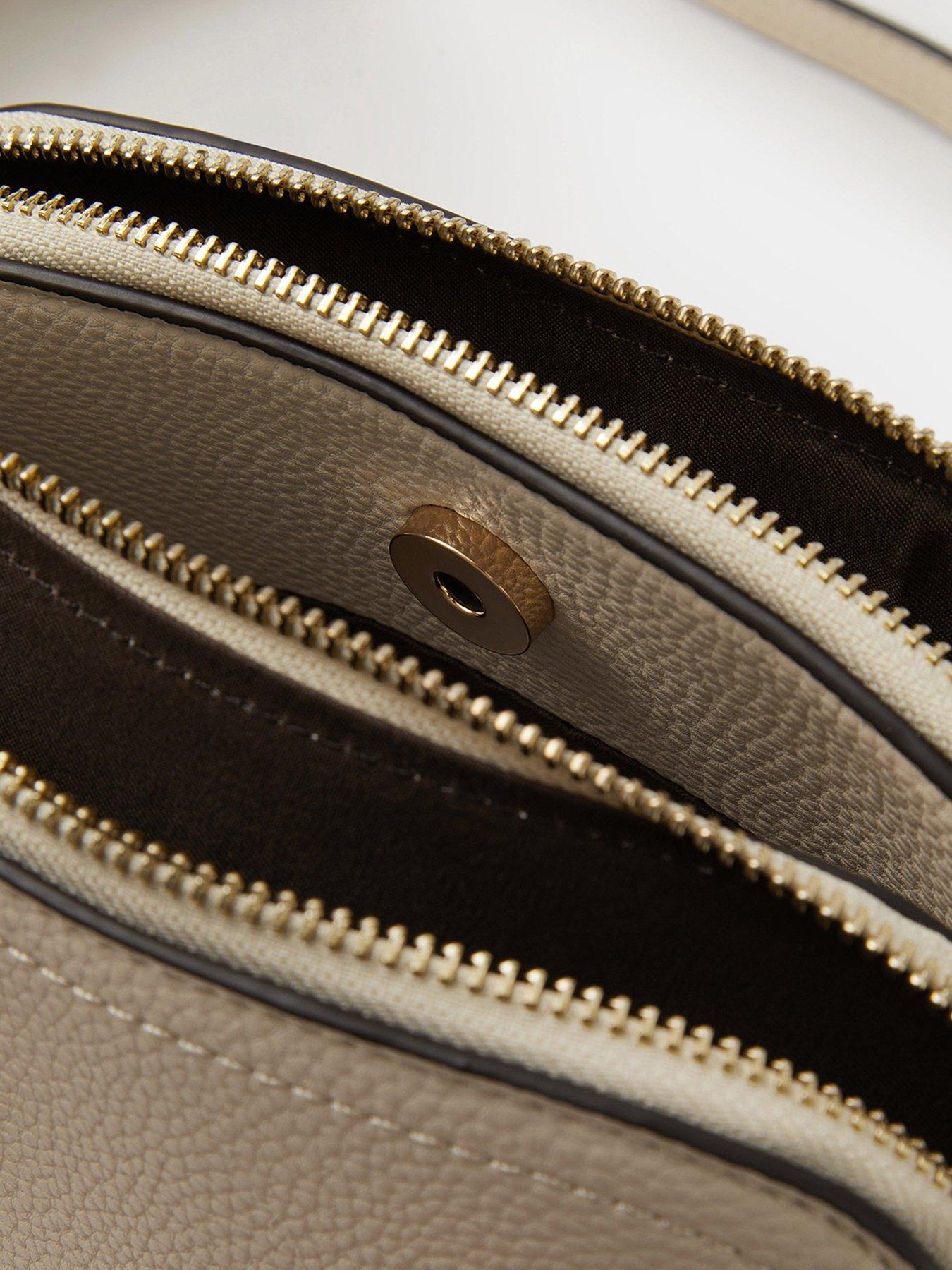 Image 4 of 5 of Accessorize Faux Leather Pleated Shoulder Bag