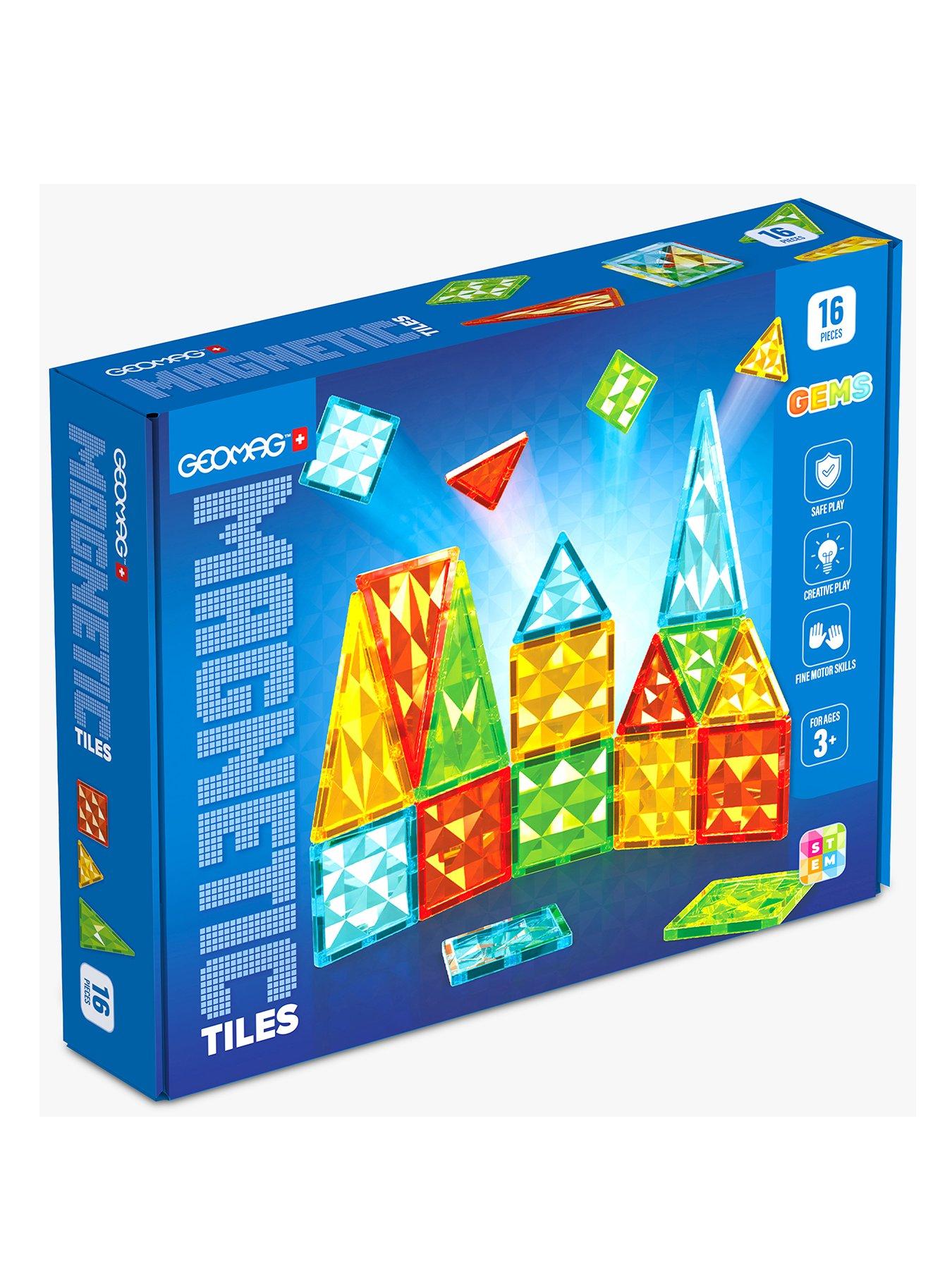 Geomag Geomag Magnetic Tiles Gems 16 pcs