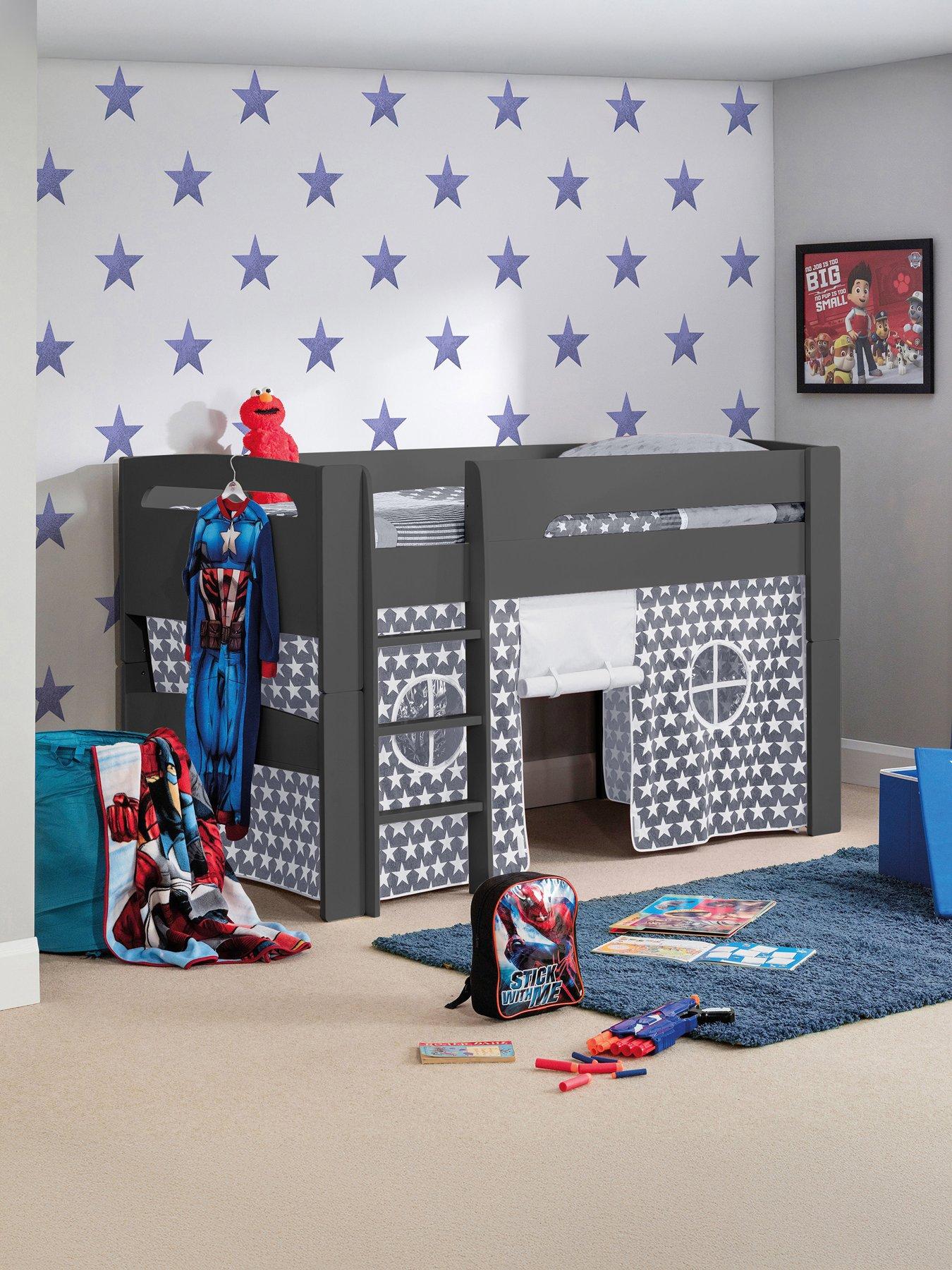 julian-bowen-nova-anthracite-midsleeper-bed-with-grey-star-tentfront