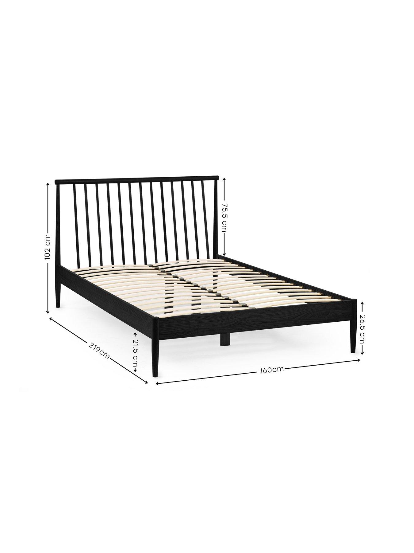 Image 6 of 6 of Julian Bowen Belton Black Spindle Bed - King