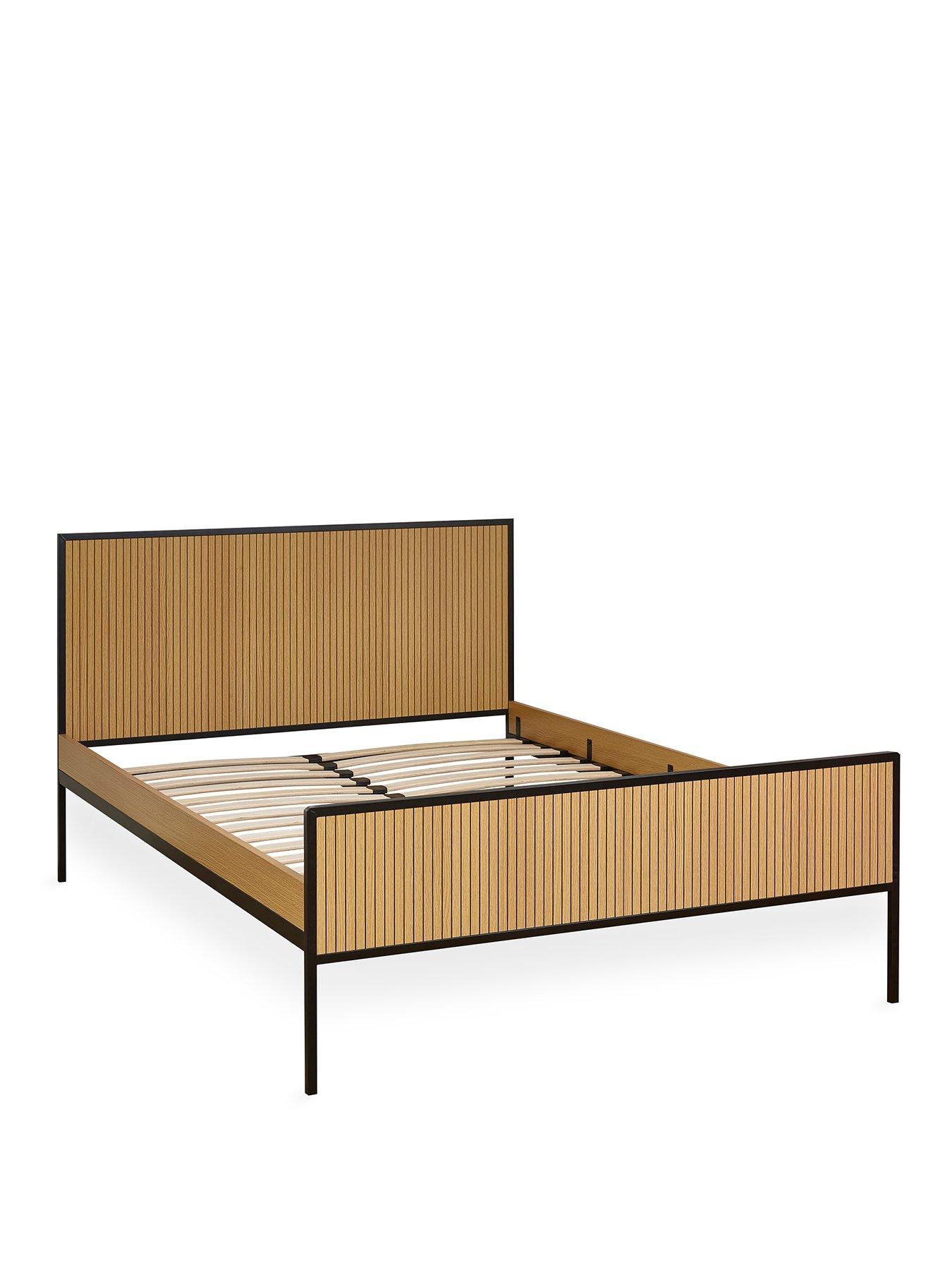Image 2 of 7 of Julian Bowen Sia Oak Effect Bed - Double