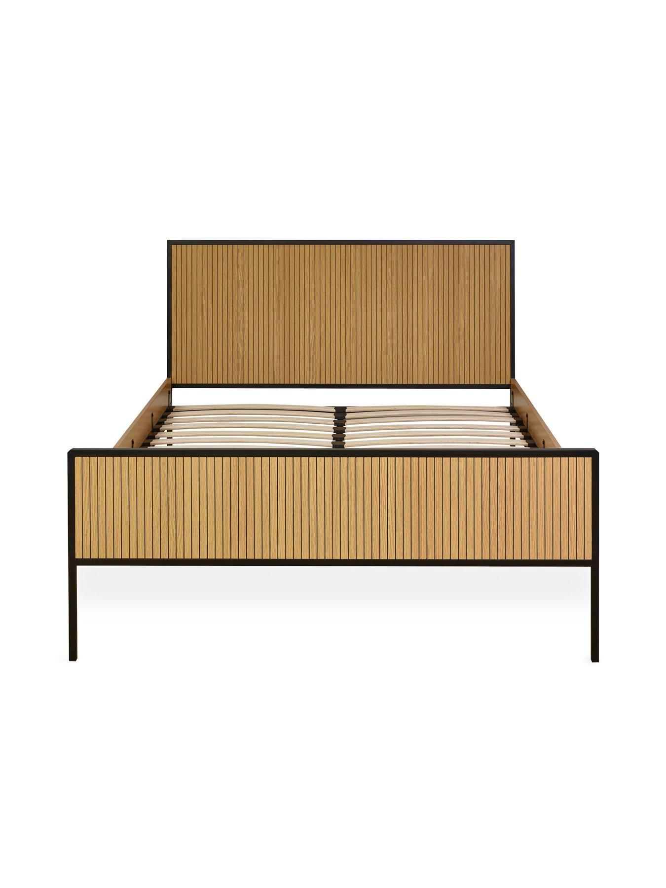 Image 3 of 7 of Julian Bowen Sia Oak Effect Bed - Double