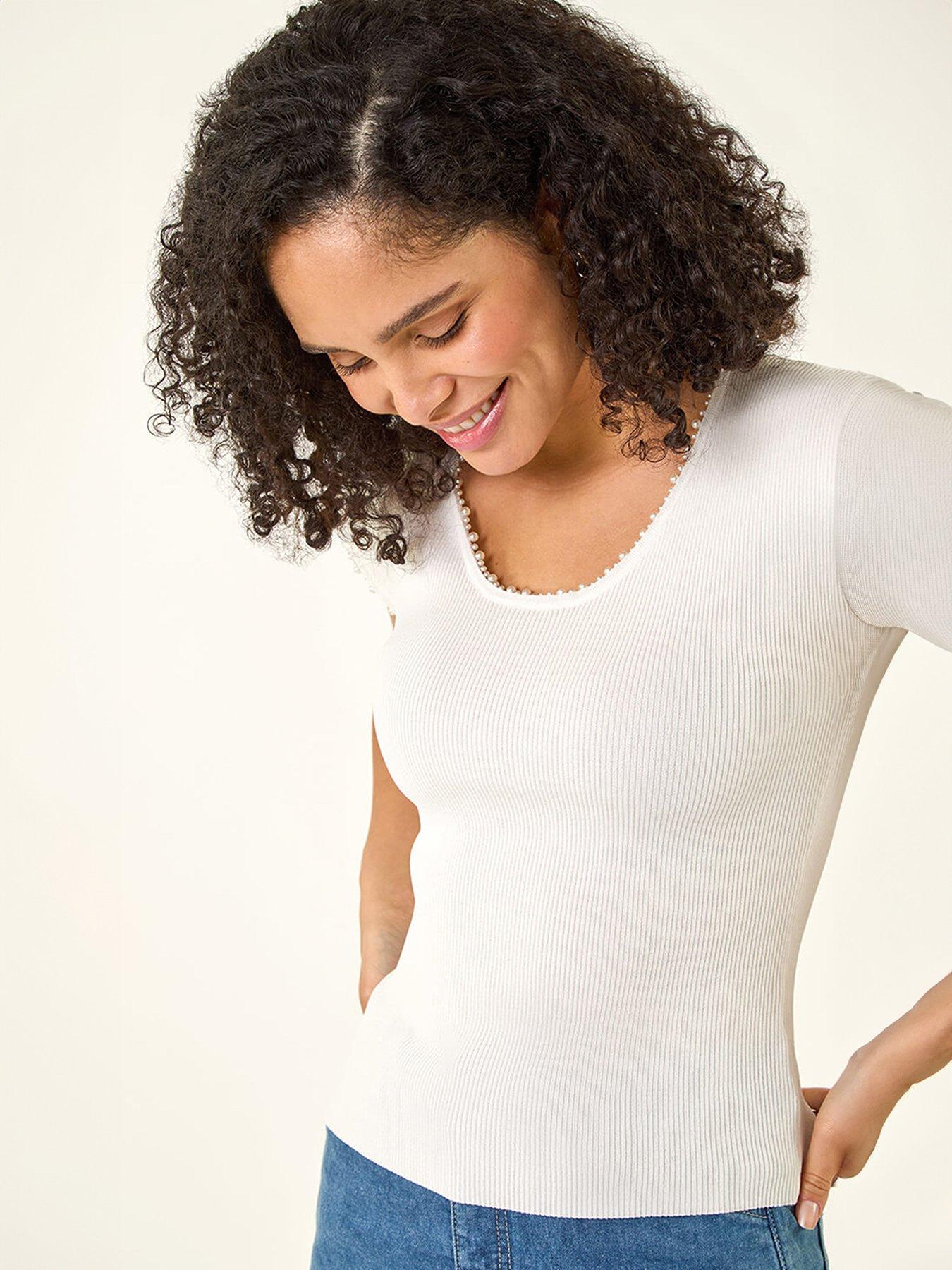 roman-faux-pearl-trim-topoutfit