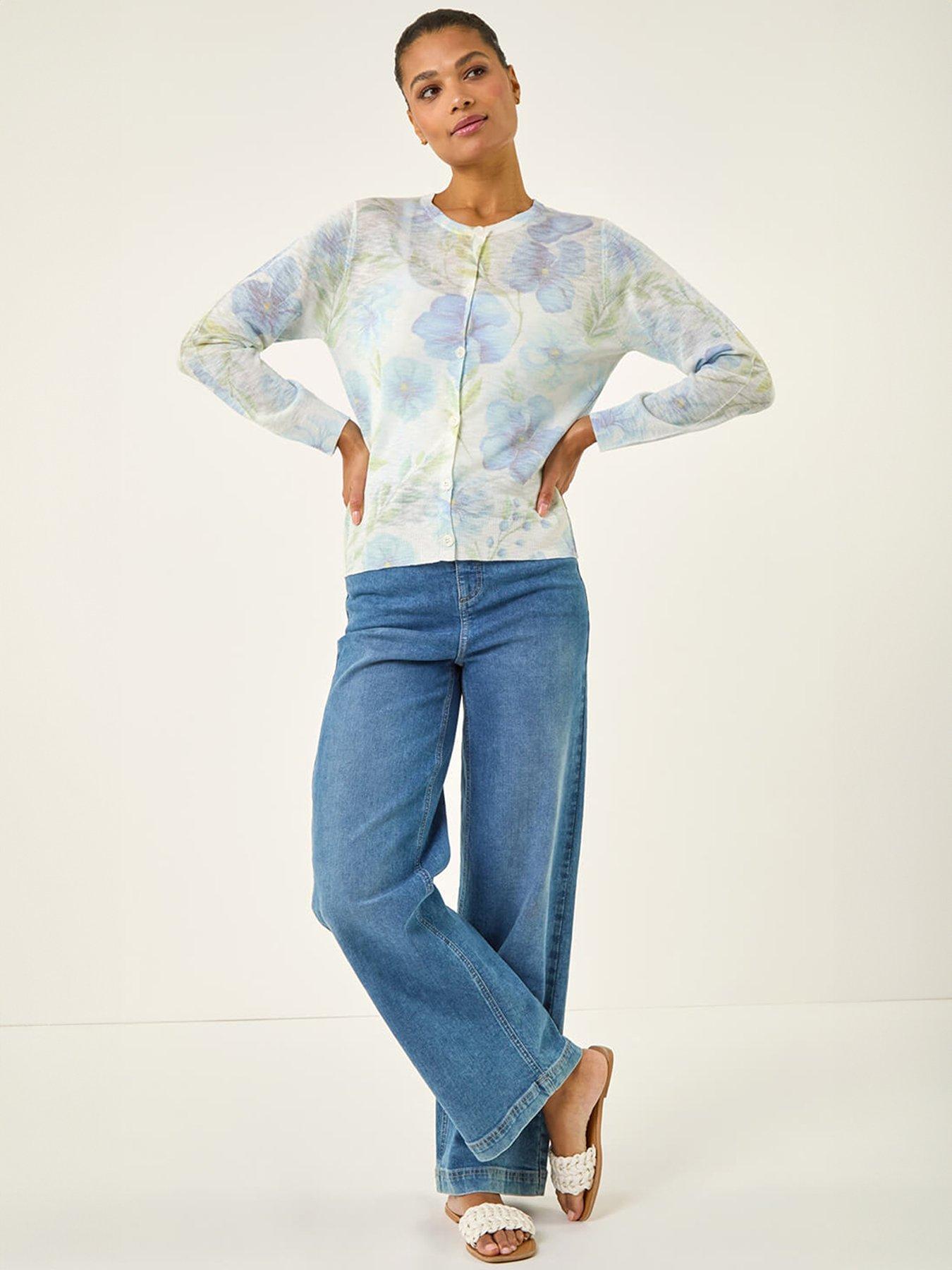 roman-floral-print-knit-cardiganback