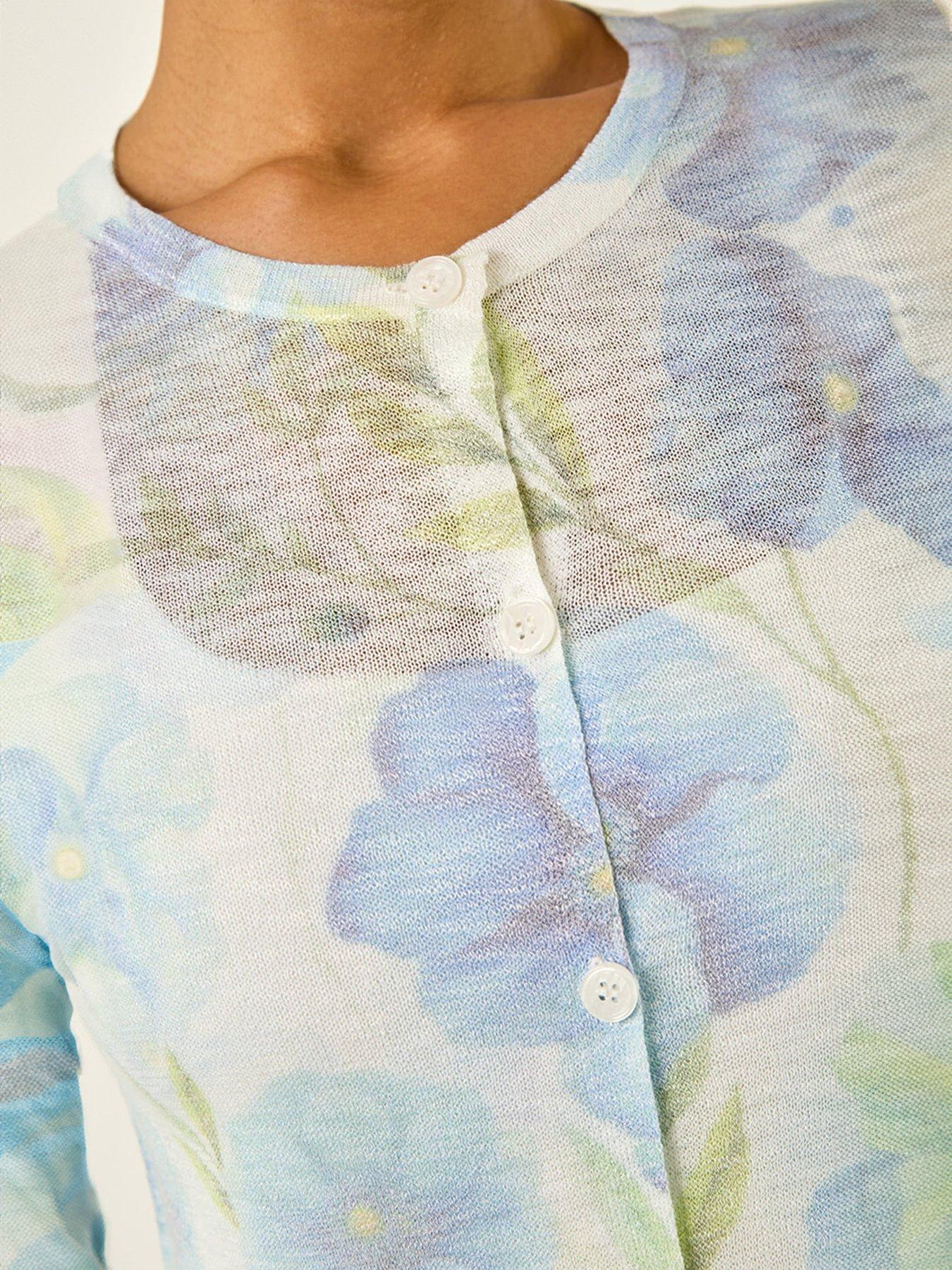 roman-floral-print-knit-cardigandetail