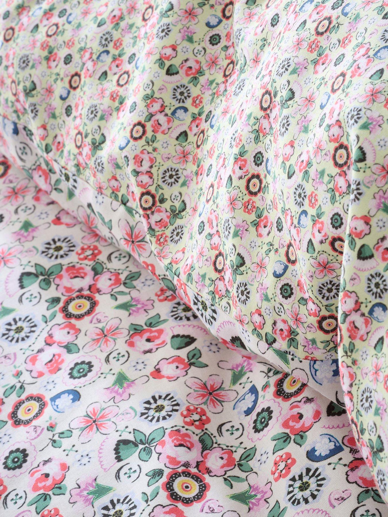 Image 7 of 7 of Cath Kidston Pearly Queen Ditsy Pink 100% Cotton Duvet Set