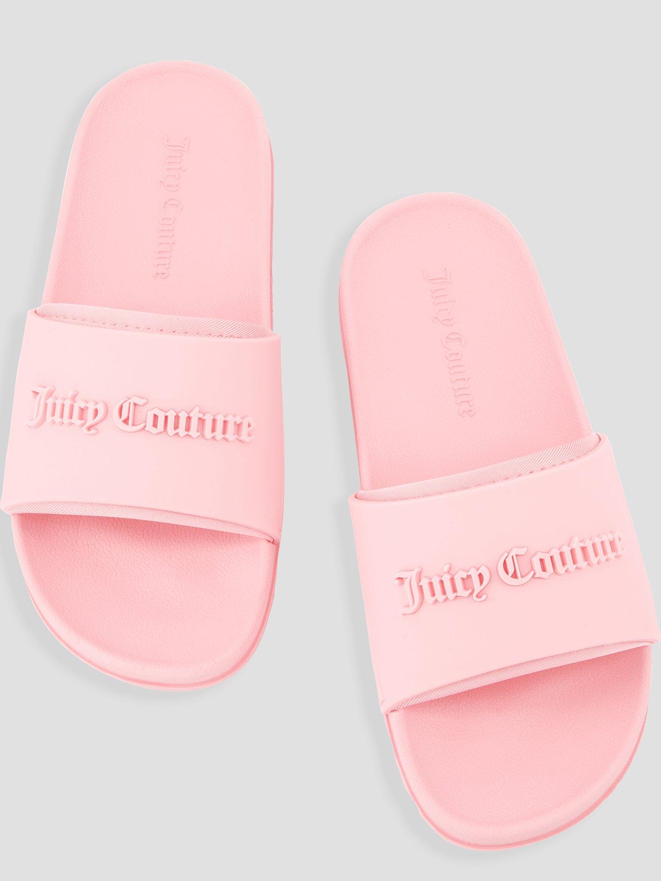 Image 3 of 6 of Juicy Couture Breanna Stacked Slider - Pink