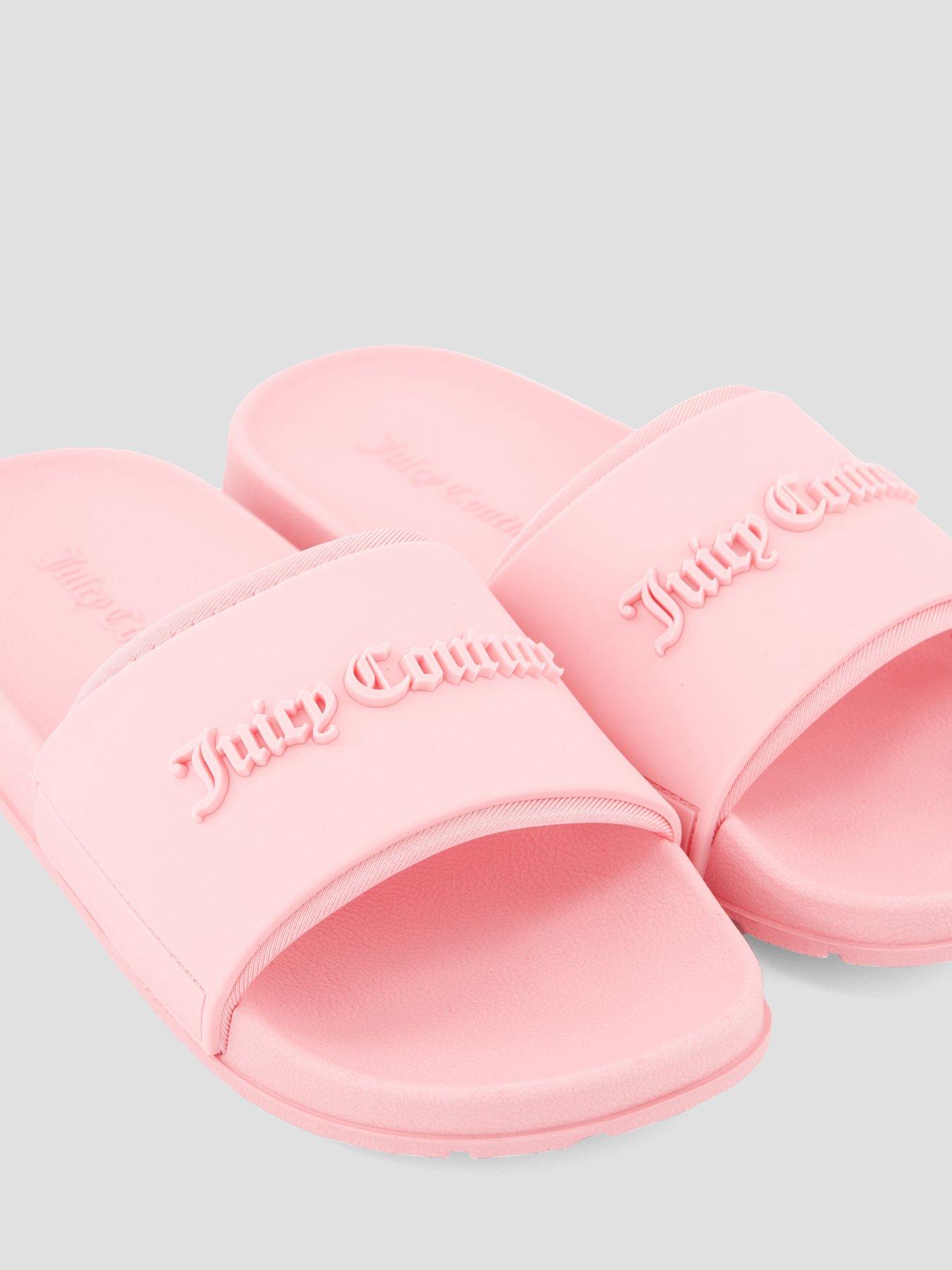 Image 4 of 6 of Juicy Couture Breanna Stacked Slider - Pink