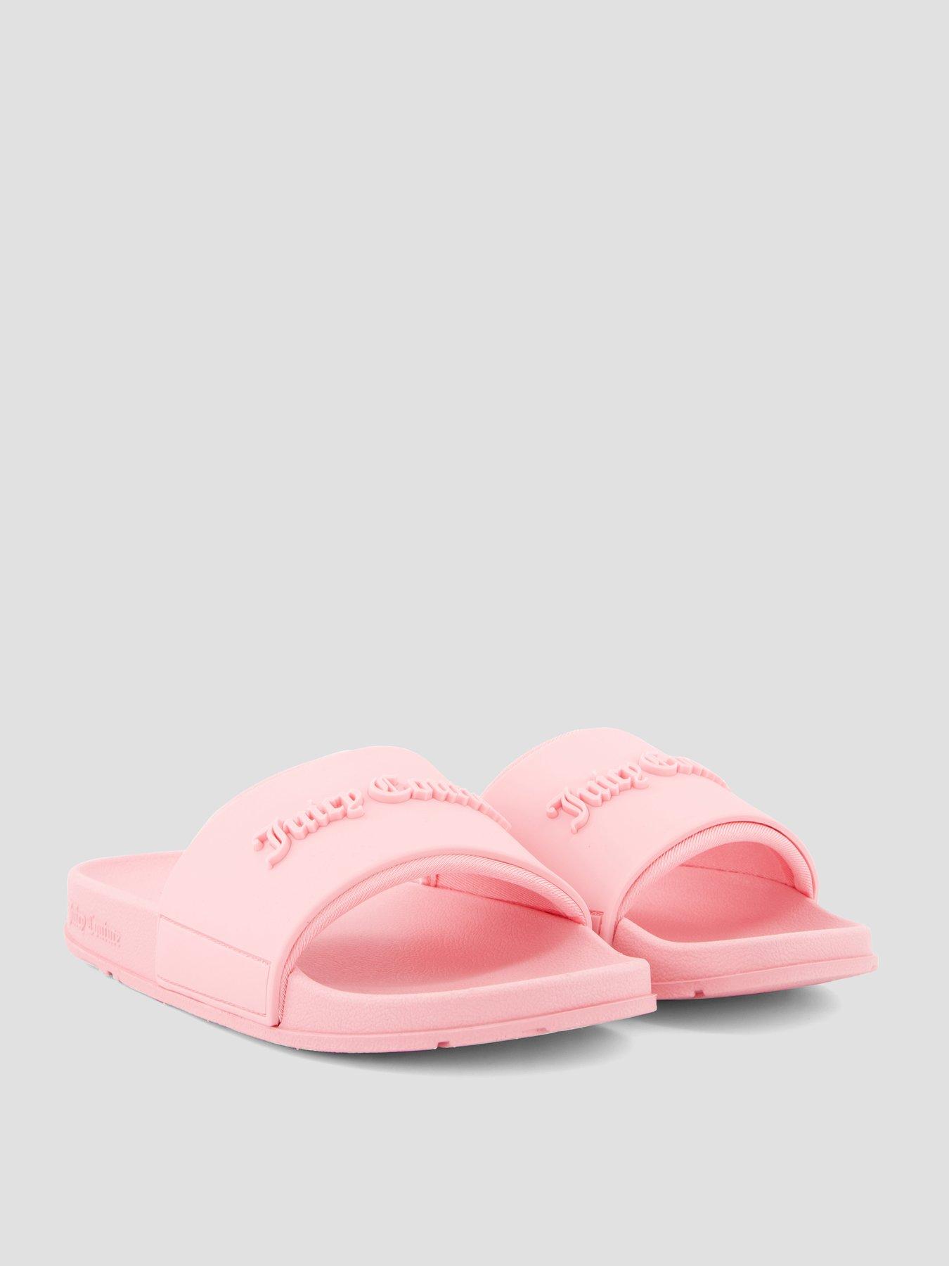 Image 5 of 6 of Juicy Couture Breanna Stacked Slider - Pink