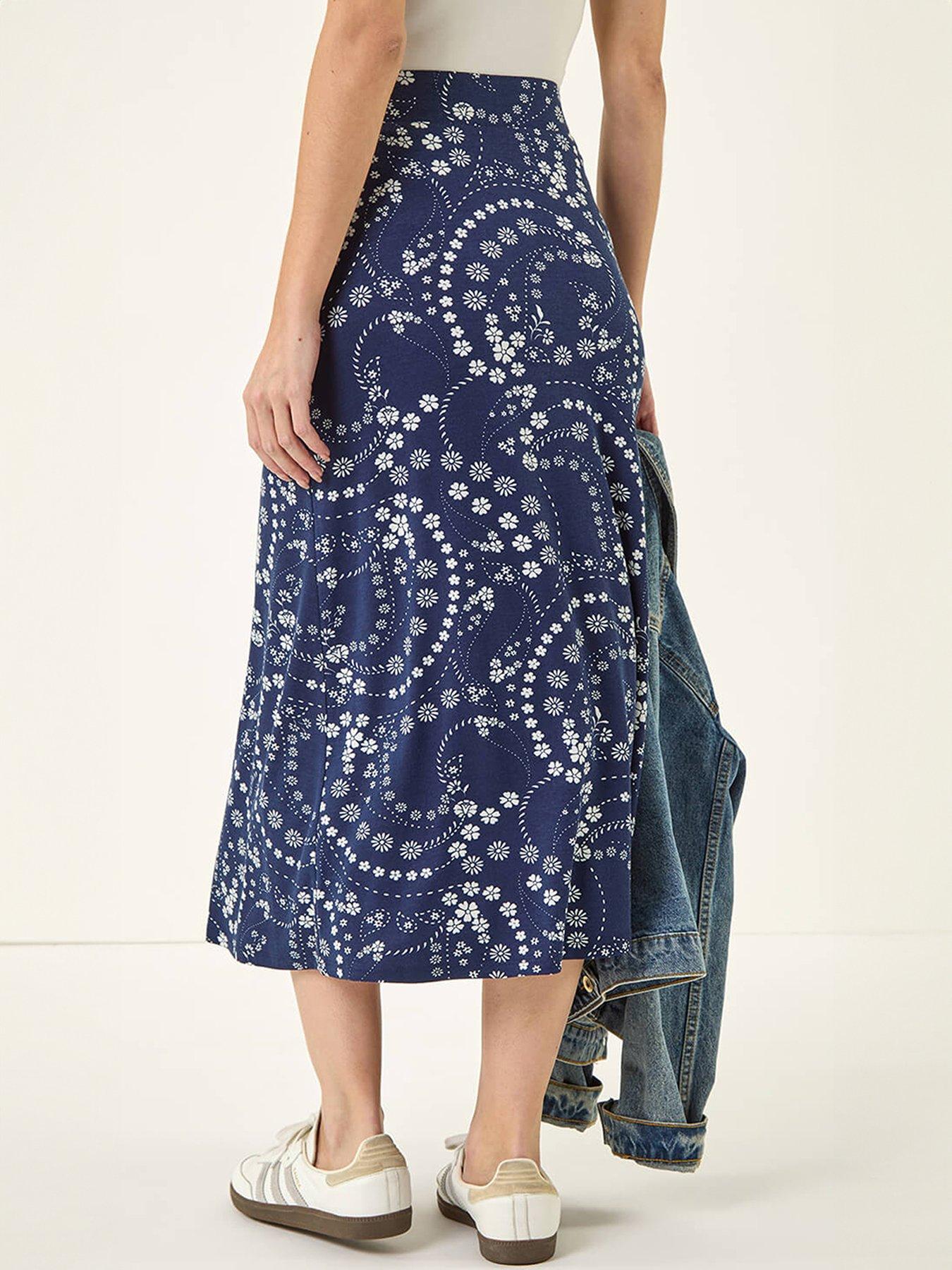 roman-paisley-daisy-print-stretch-skirtstillFront