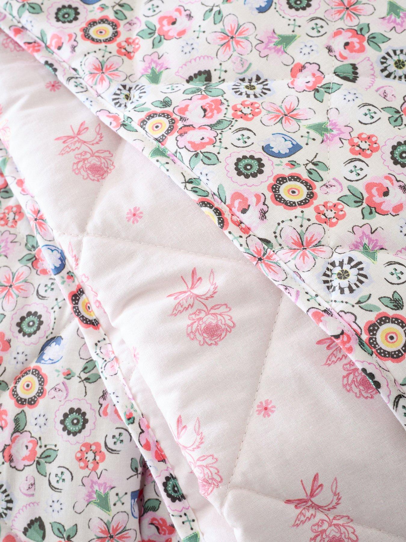 Image 5 of 5 of Cath Kidston Pearly Queen Ditsy Pink Bedspread 150X200