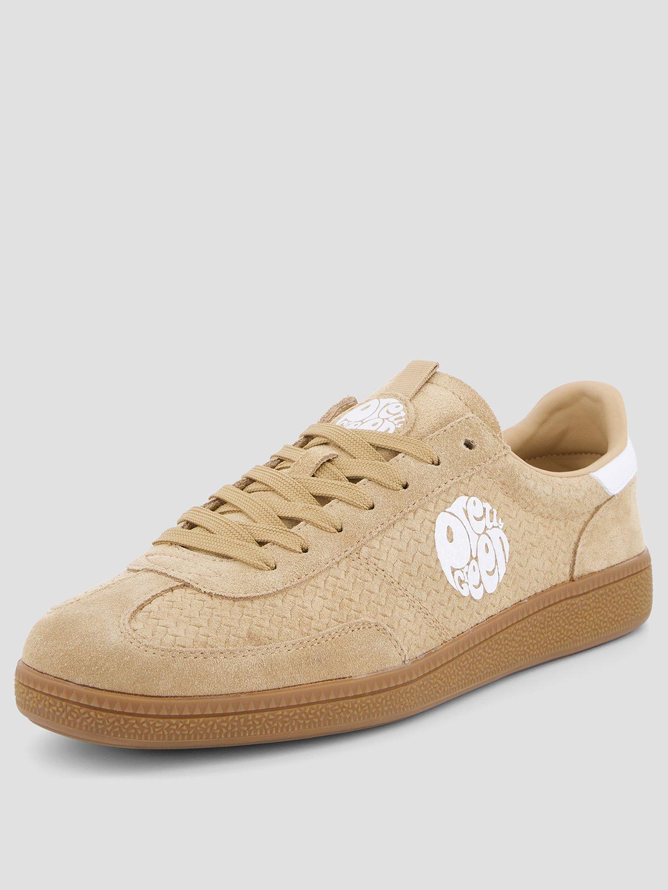 pretty-green-pretty-green-ramblas-trainers-beigestillFront