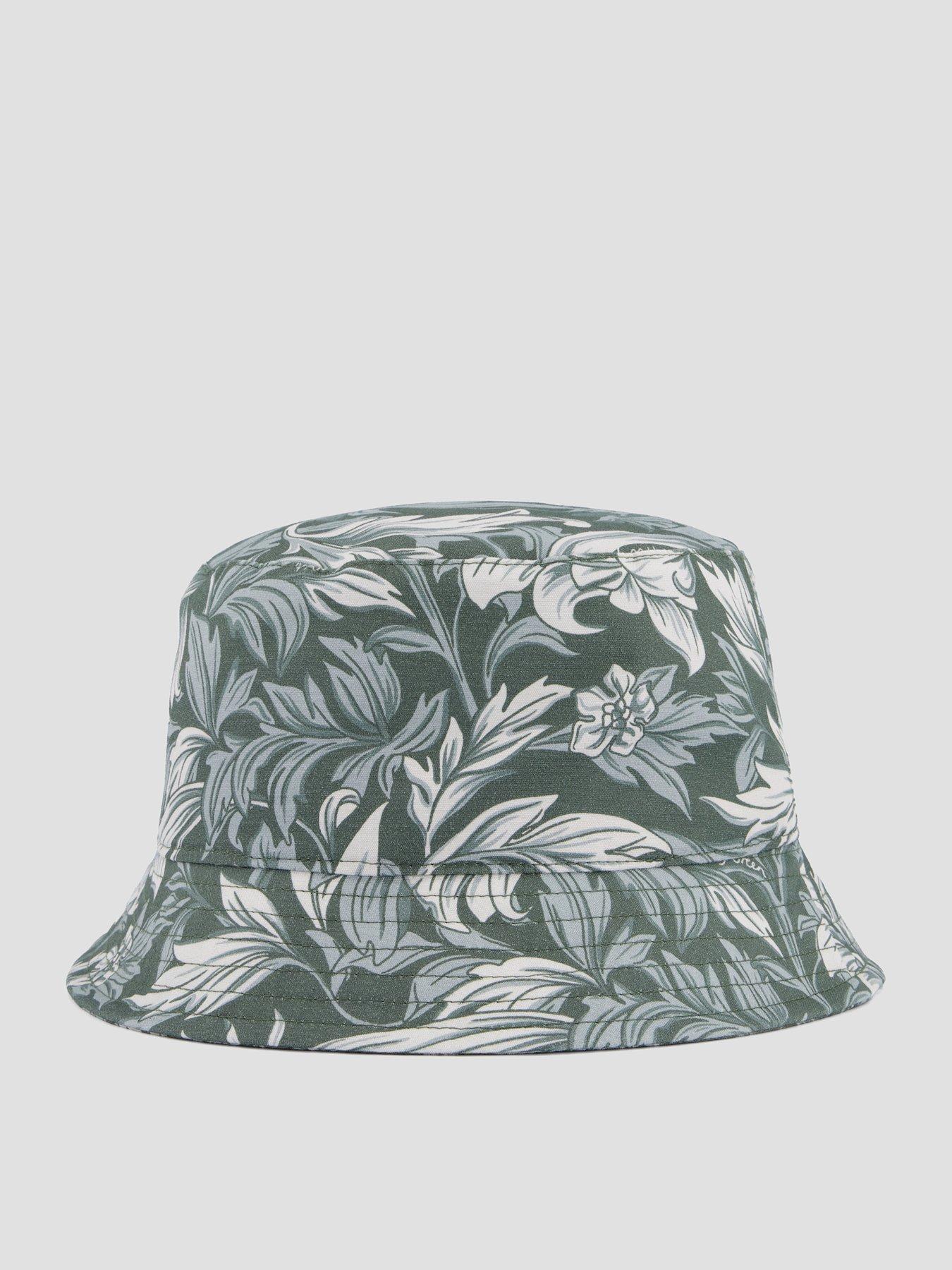 pretty-green-bostall-printed-bucket-hat-greendetail