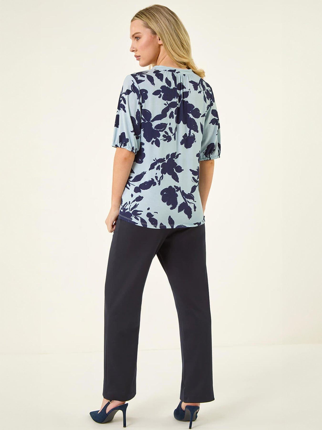 roman-petite-floral-tie-front-topstillFront