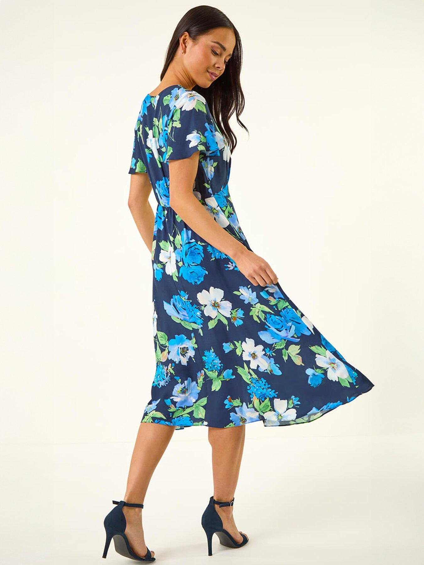 roman-petite-floral-print-button-dressstillFront