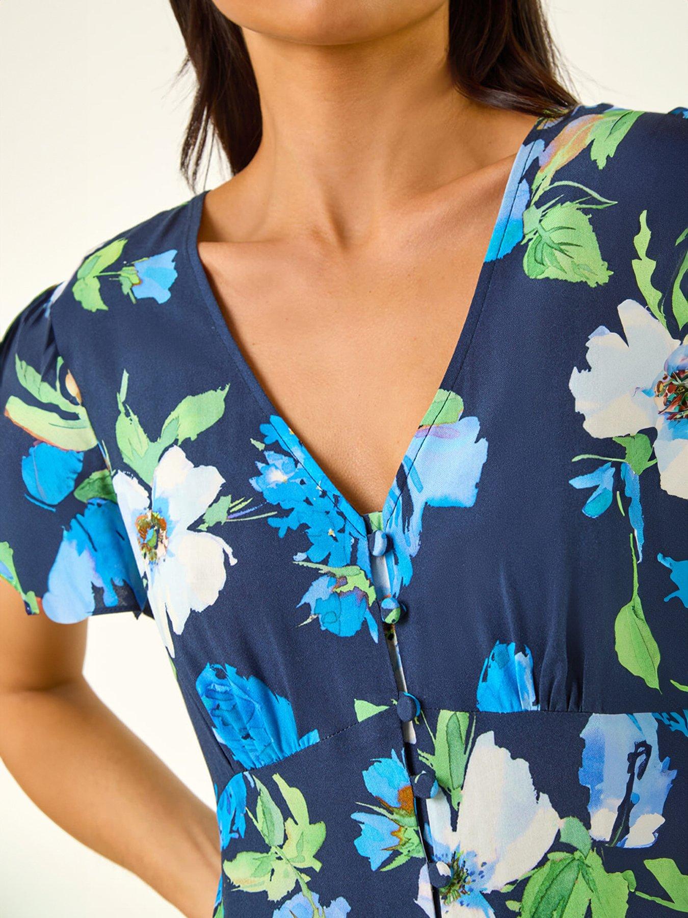 roman-petite-floral-print-button-dressdetail