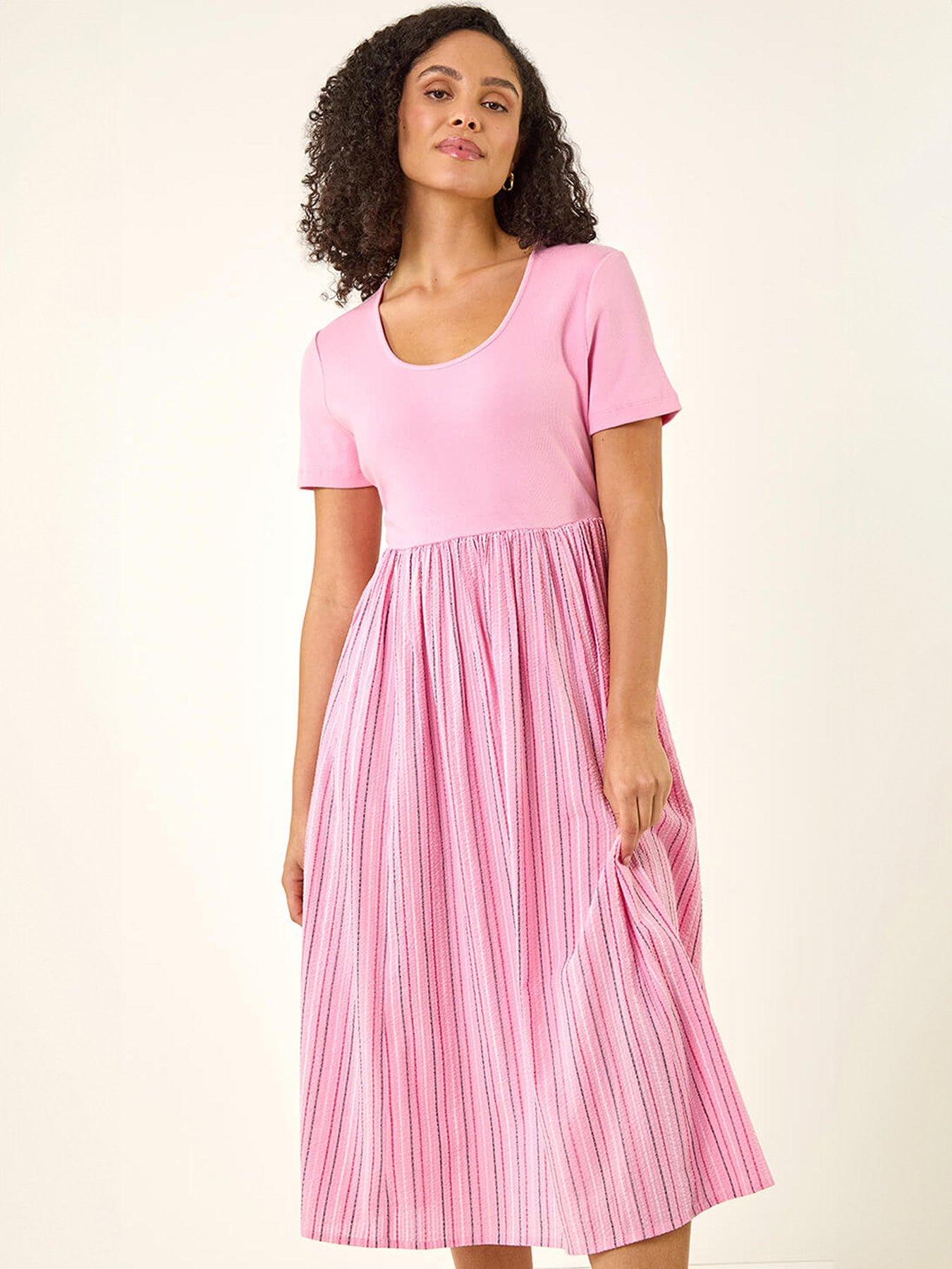 roman-textured-stripe-midi-dressback