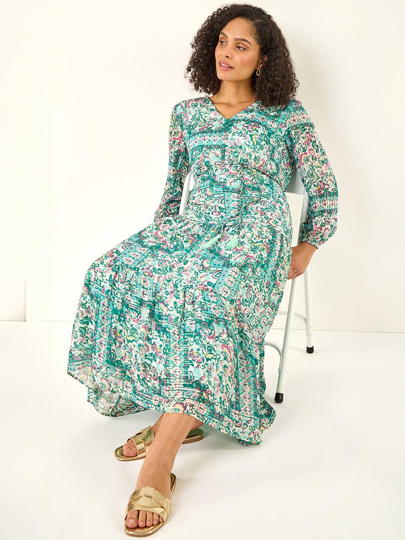 roman-printed-metallic-tie-waist-maxi-dressback