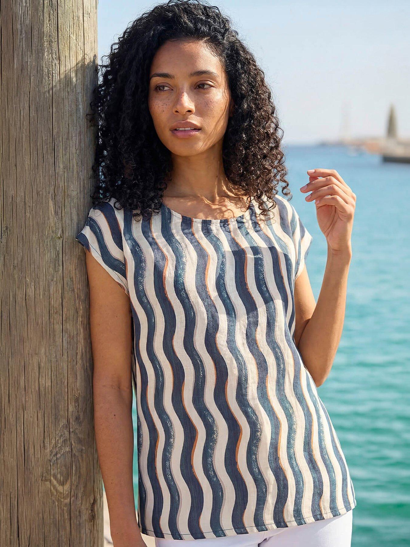 roman-wave-stripe-print-tunic-topfront