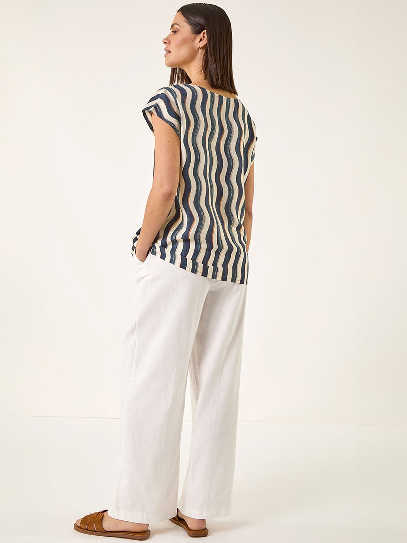 roman-wave-stripe-print-tunic-topstillFront