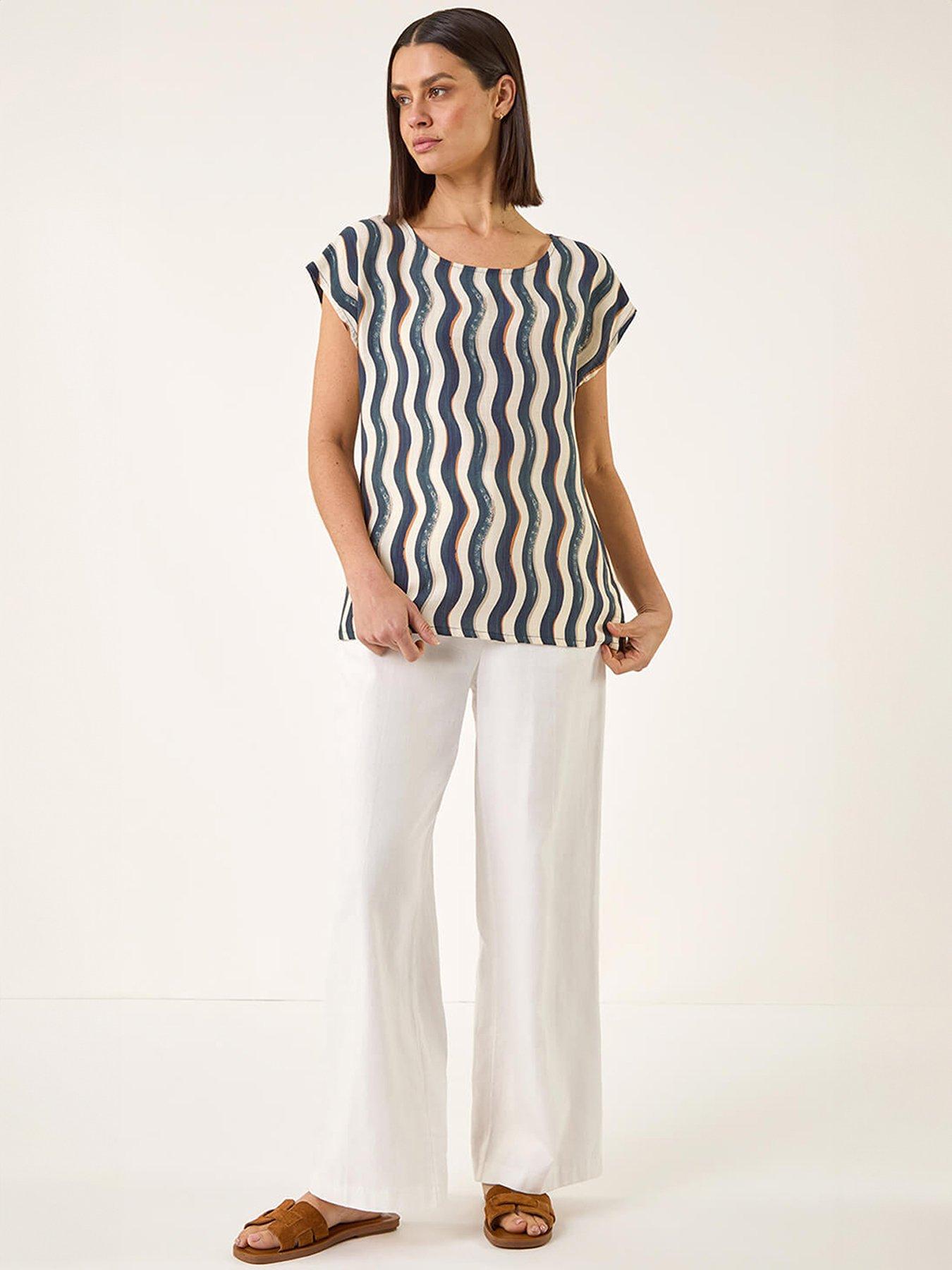 roman-wave-stripe-print-tunic-topback
