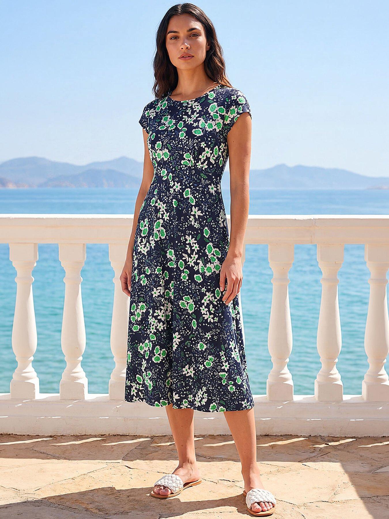 roman-floral-print-midi-tea-dressfront