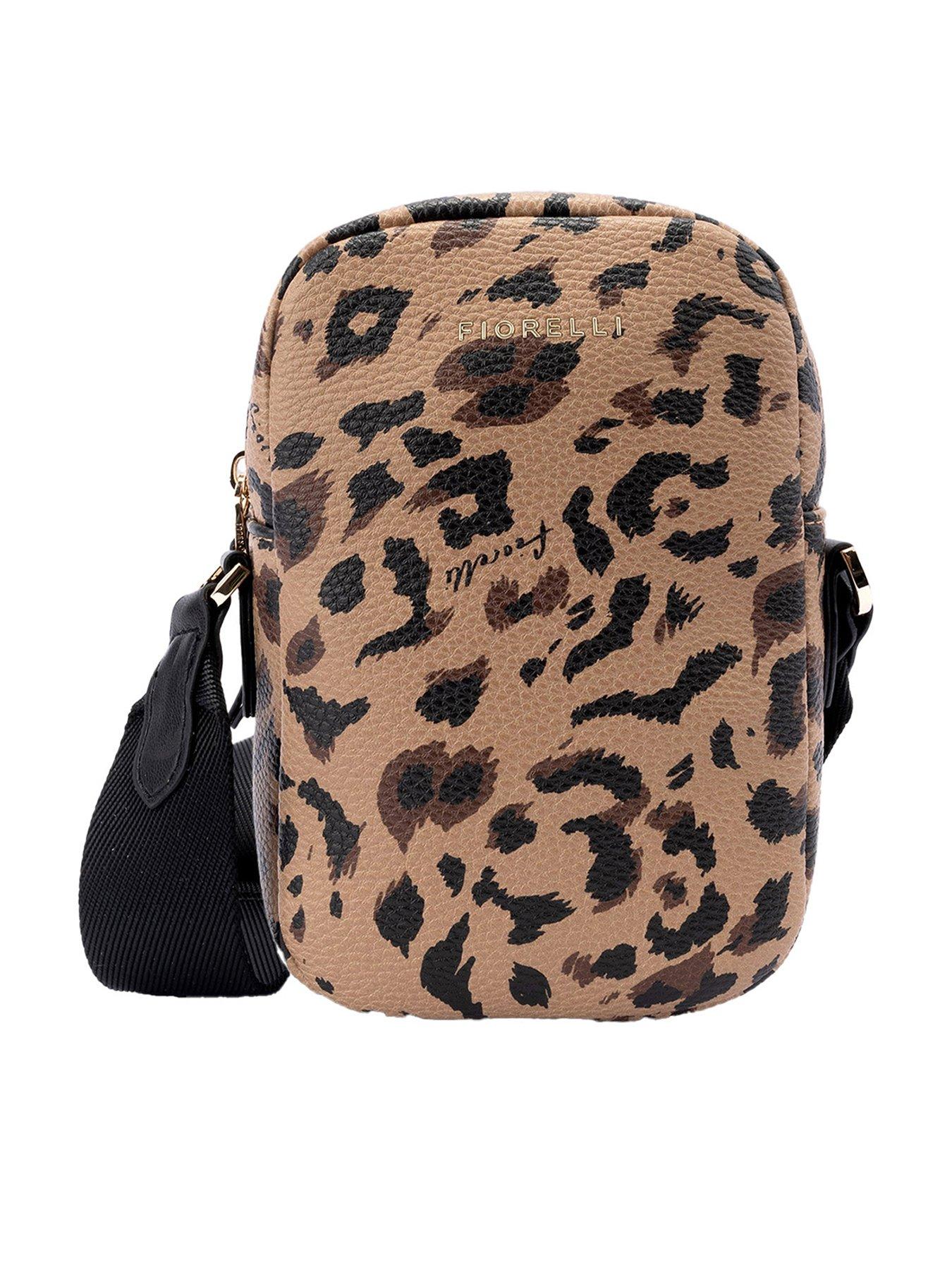 Fiorelli Effie Webbed Phone Crossbody - Brown