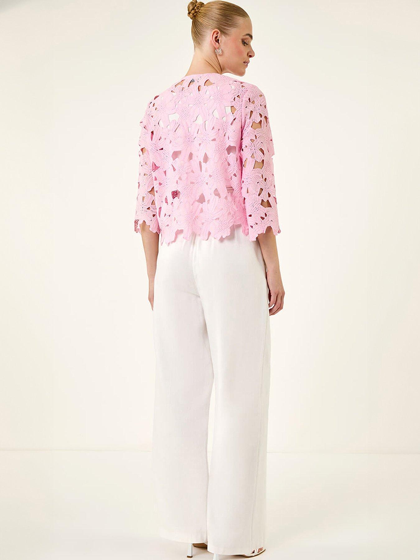 Image 2 of 5 of Roman Crochet Lace Jacket