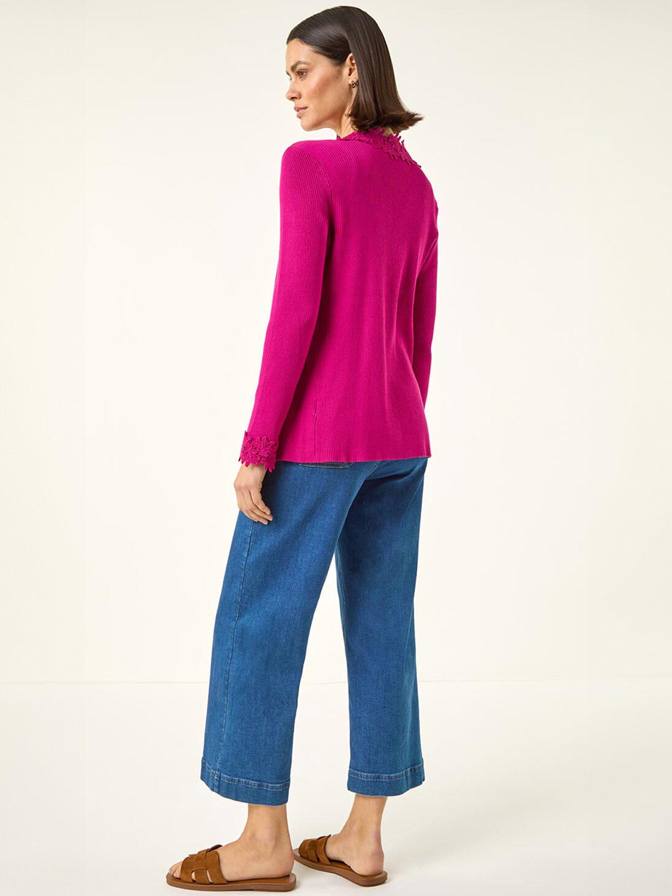 roman-lace-trim-knit-cardiganstillFront