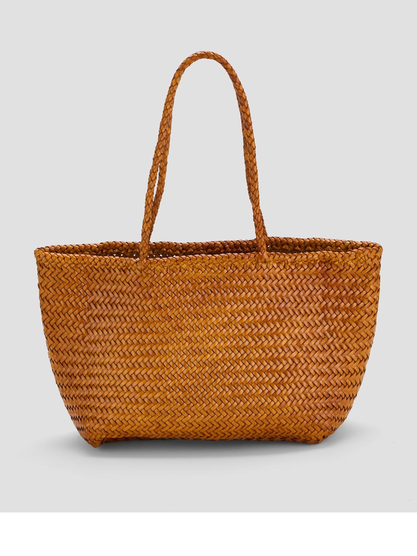 Ellyla Amora Small Woven Shoulder Bag - Yellow