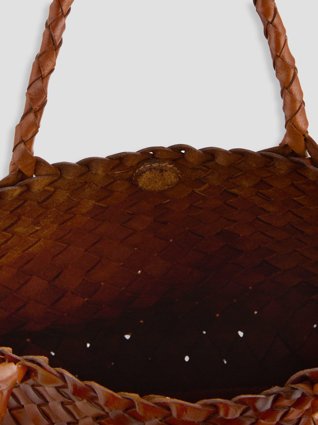 Image 5 of 6 of Ellyla Selina Short Handles Woven Shoulder Bag - Brown