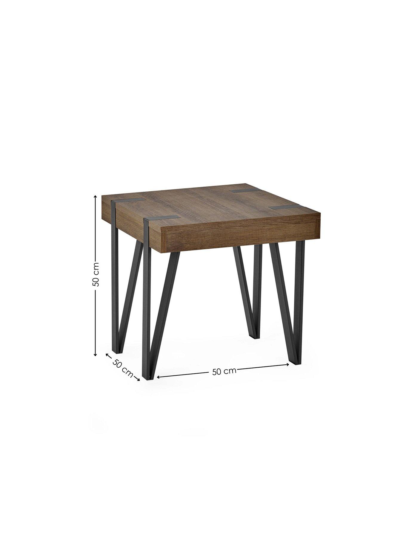 Image 6 of 7 of Julian Bowen Troy 50cm Side Table