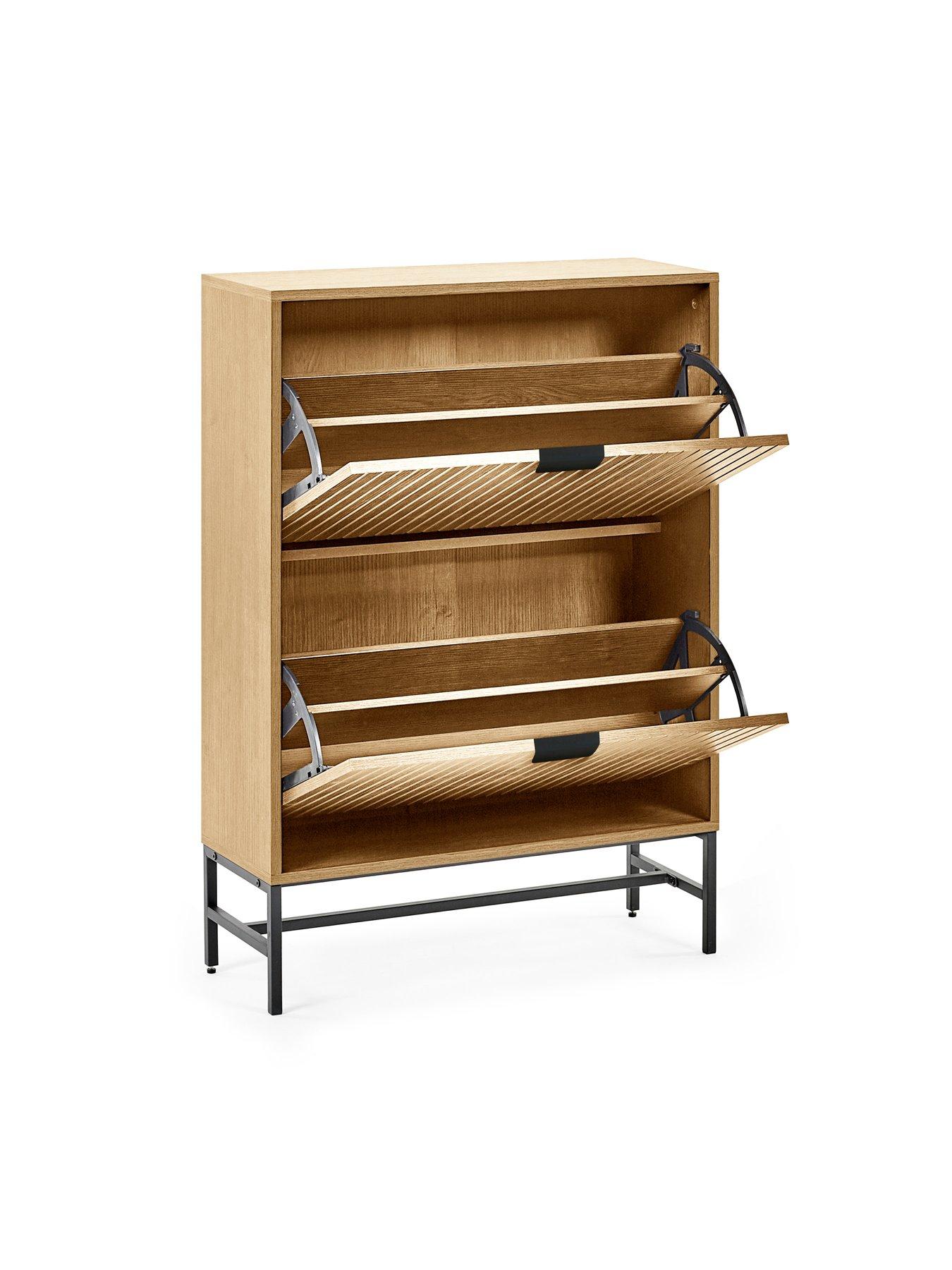 julian-bowen-sia-oak-effect-2-door-shoe-storage-cabinetback