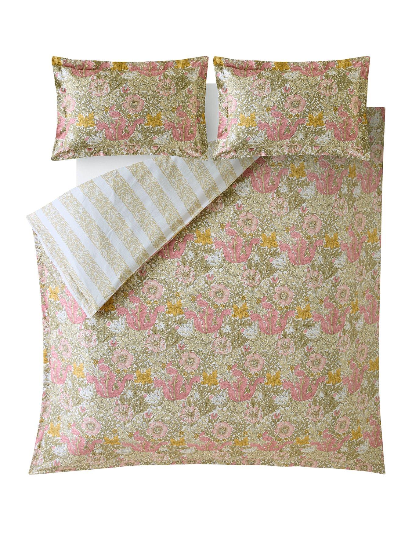 Image 2 of 7 of William Morris at Home Compton Double Quilt Set 200cm X 200cm