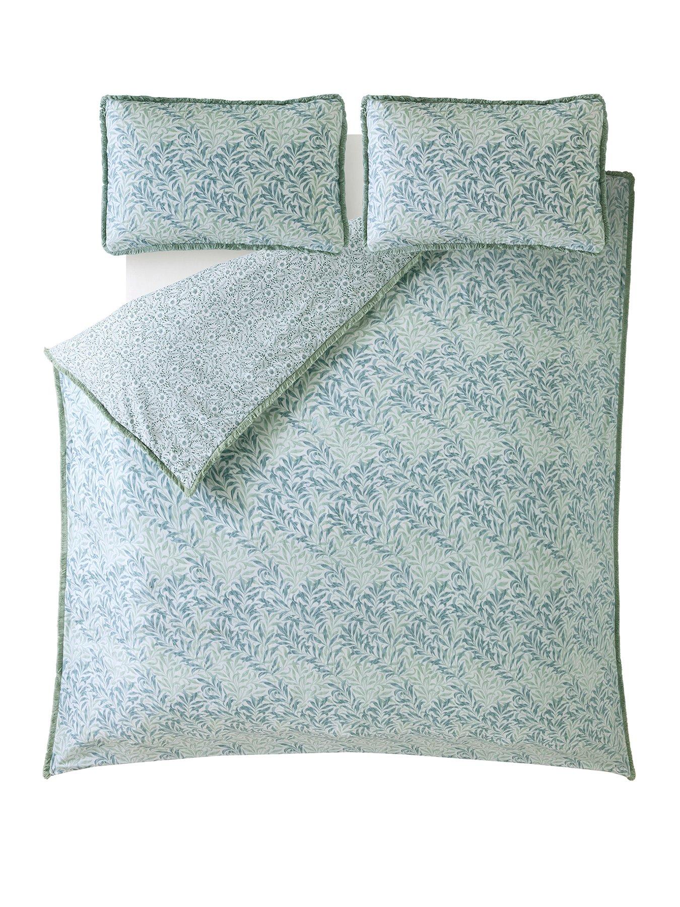 Image 2 of 6 of William Morris at Home Willlow Bough 100% Cotton Quilt Set