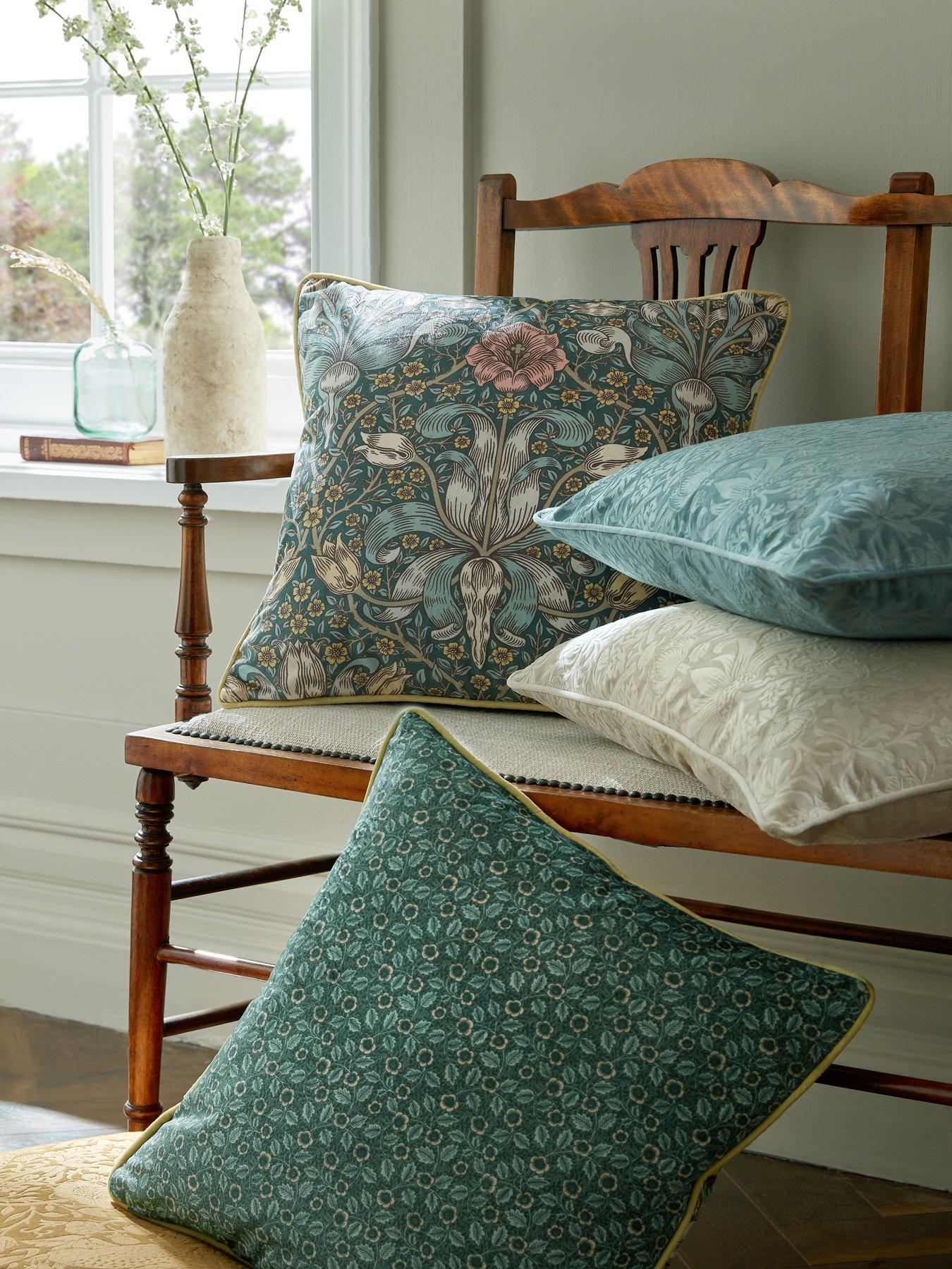 Image 1 of 2 of William Morris at Home SPRING THICKET Microfibre Filled Cushion 45cm x 45cm