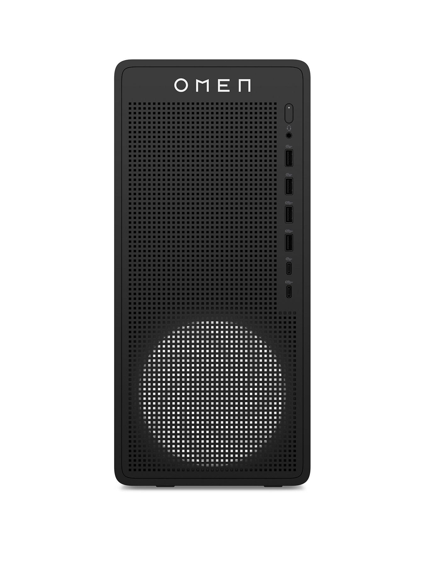 HP TG03-0003na Gaming Desktop - GeForce RTX 3050 - AMD Ryzen 5 - 16GB RAM - 512GB - Black