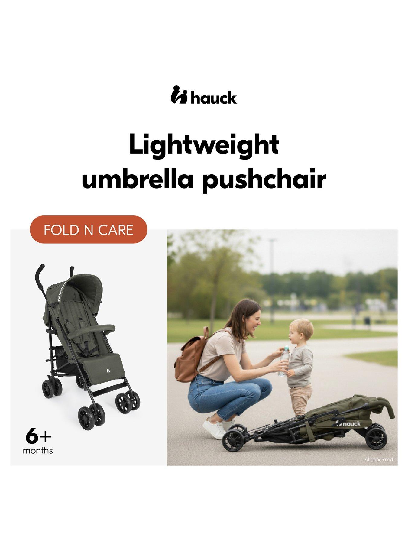 Image 2 of 7 of Hauck Fold N Care Stroller - Olive