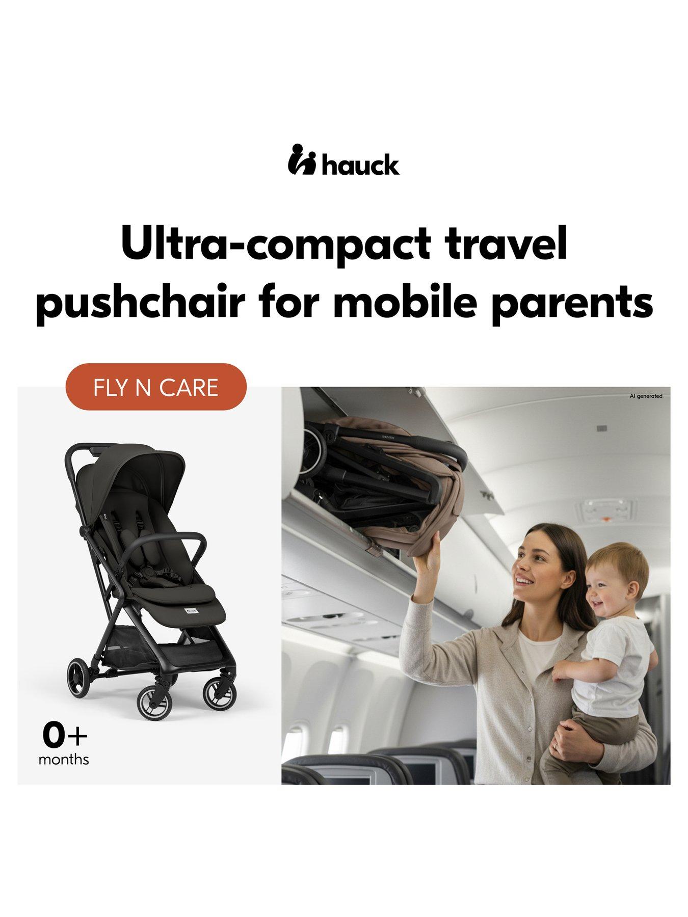 Image 2 of 7 of Hauck Fly N Care Stroller - Black