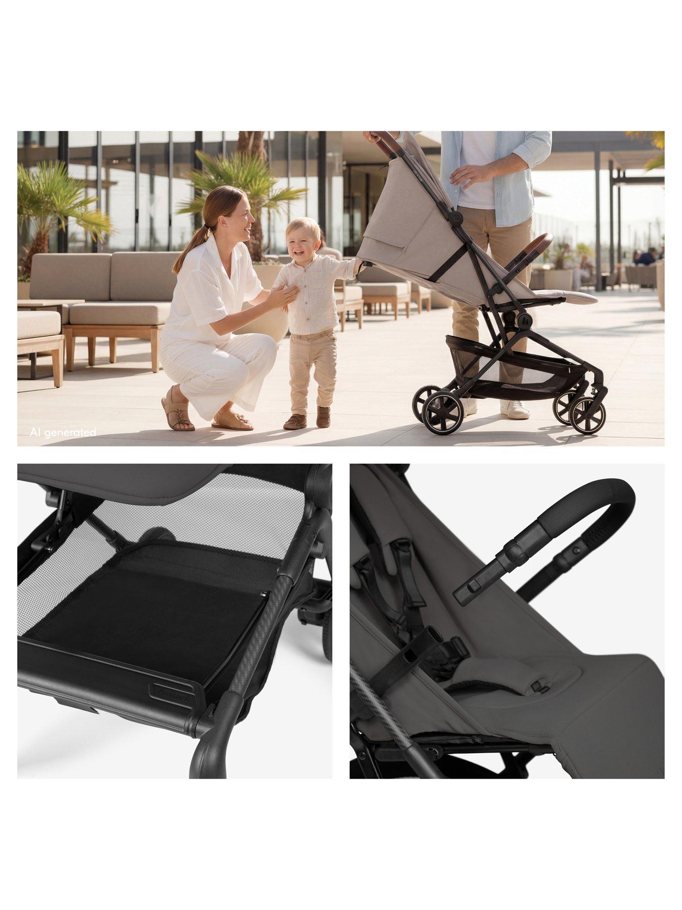 Image 5 of 8 of Hauck Lite N Care Stroller - Dark Anthracite